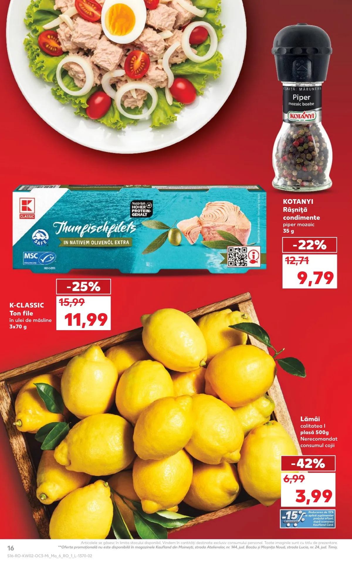 Kaufland akciós újság Románia egészség 01.07–01.13 – 16. oldal