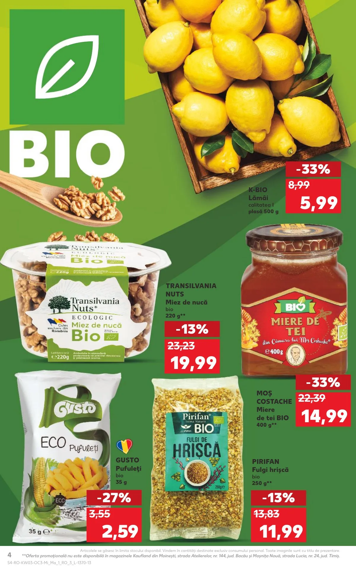 Kaufland akciós újság Románia egészség 01.14–01.20 – 4. oldal