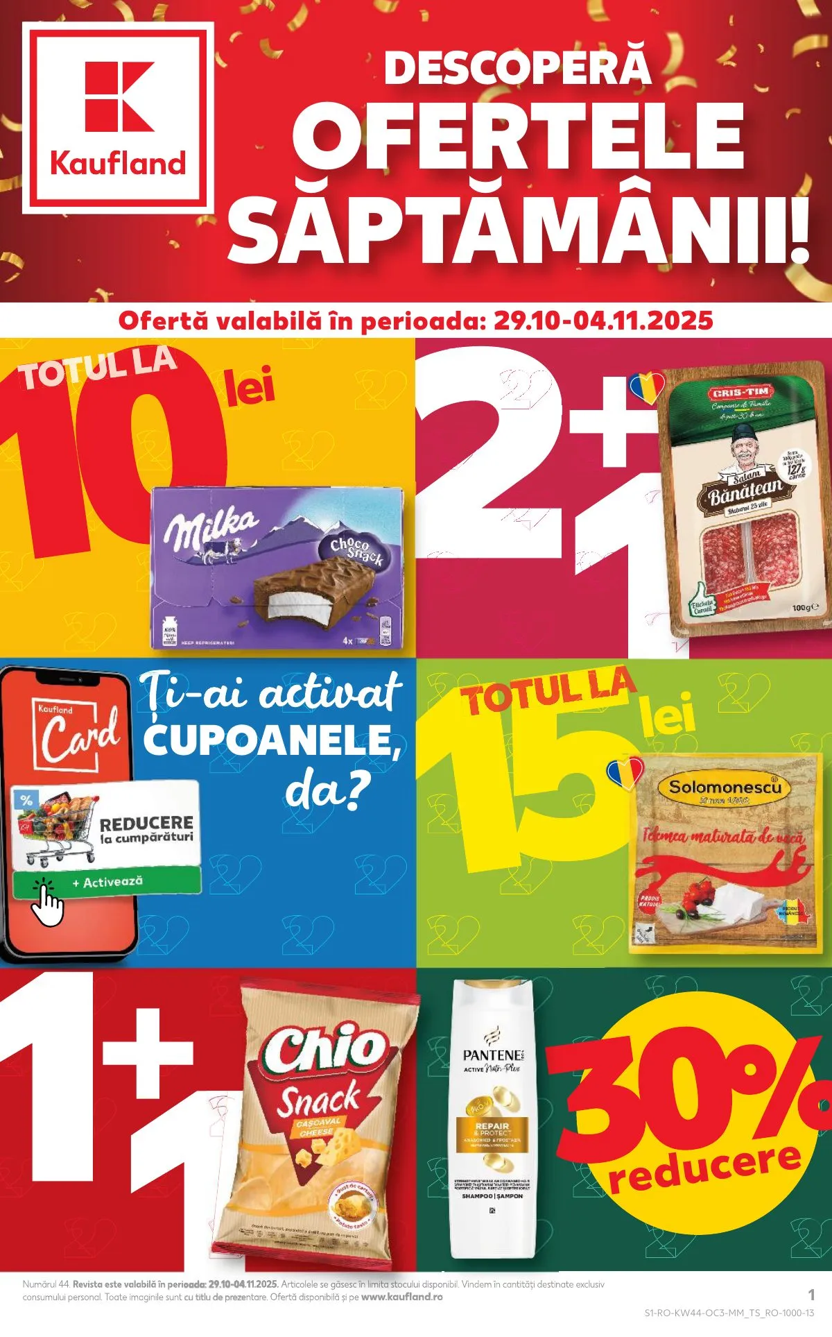 Kaufland akciós újság Románia etel ajanlatok 10.29–11.04