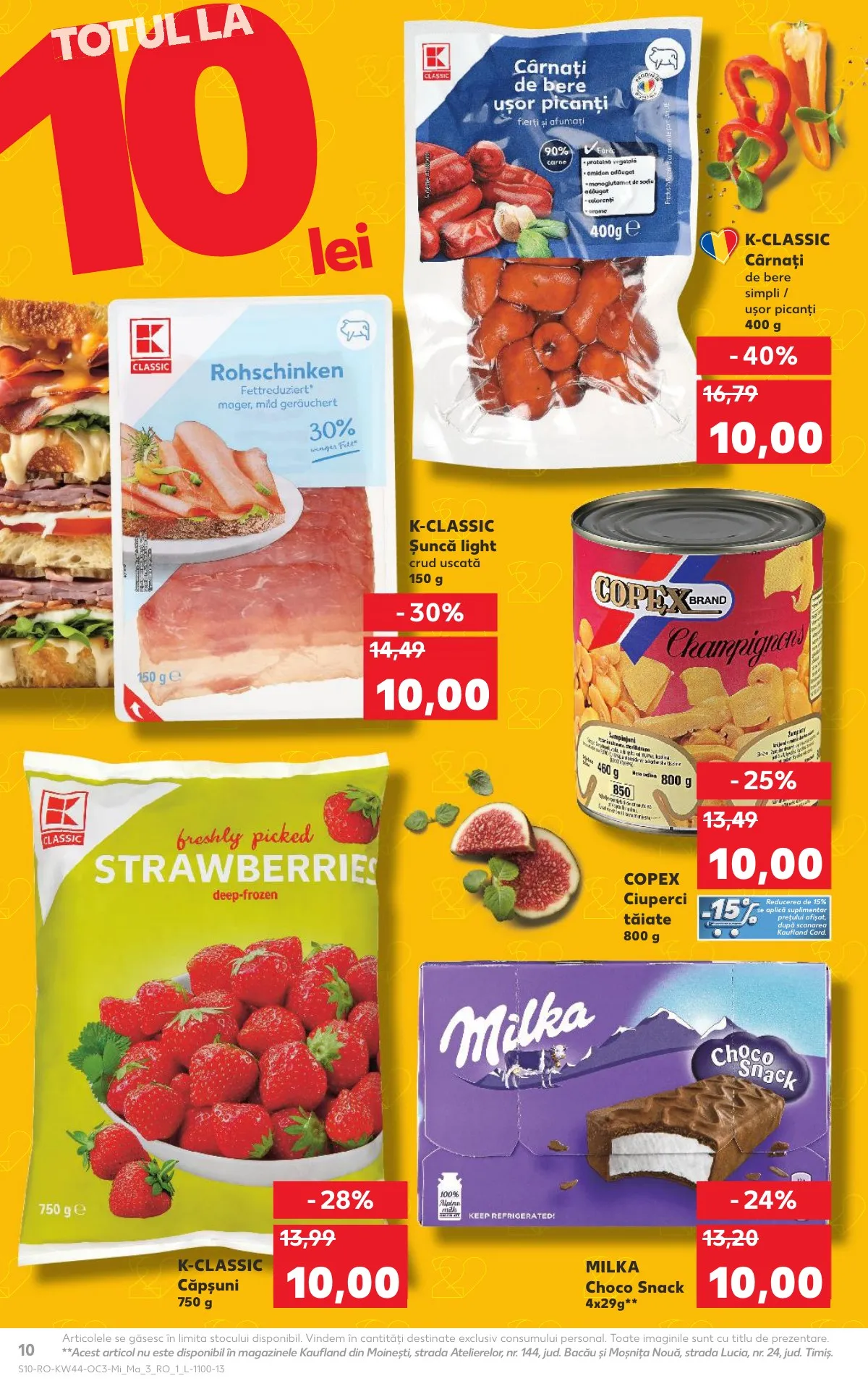 Kaufland akciós újság Románia etel ajanlatok 10.29–11.04 – 10. oldal