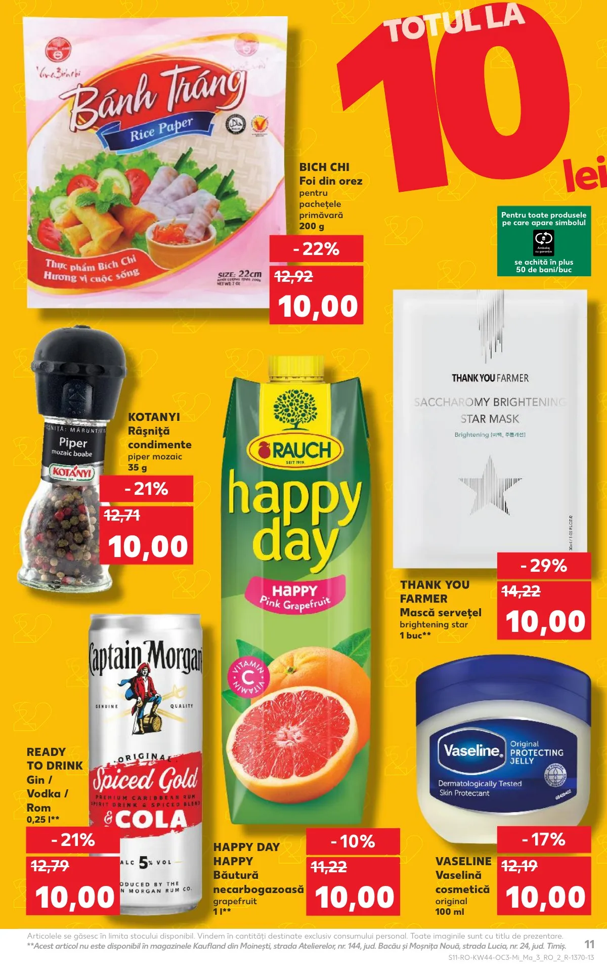 Kaufland akciós újság Románia etel ajanlatok 10.29–11.04 – 11. oldal