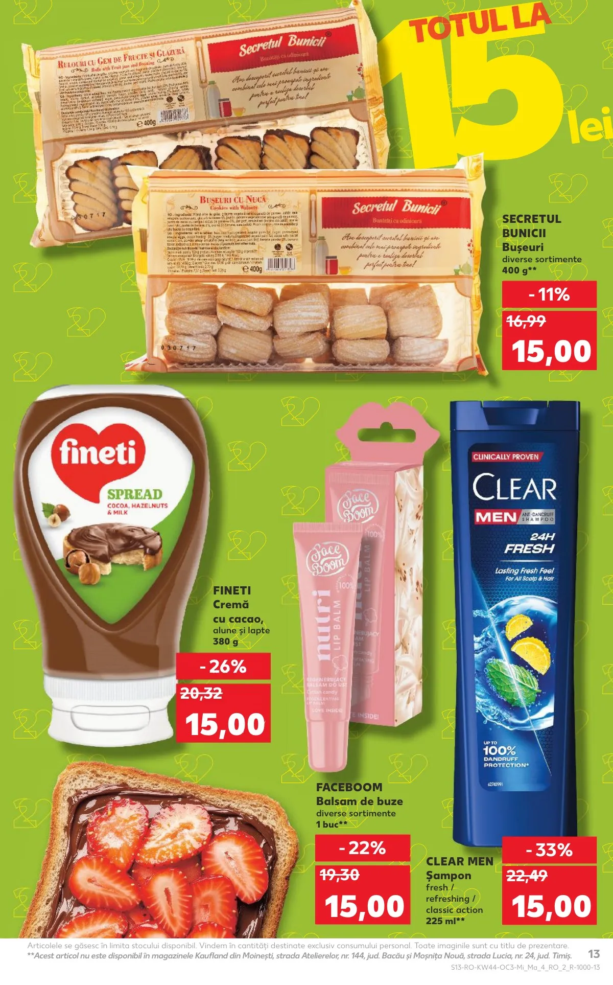 Kaufland akciós újság Románia etel ajanlatok 10.29–11.04 – 13. oldal