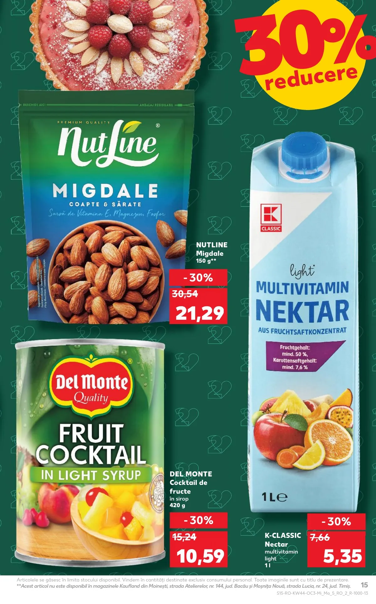 Kaufland akciós újság Románia etel ajanlatok 10.29–11.04 – 15. oldal