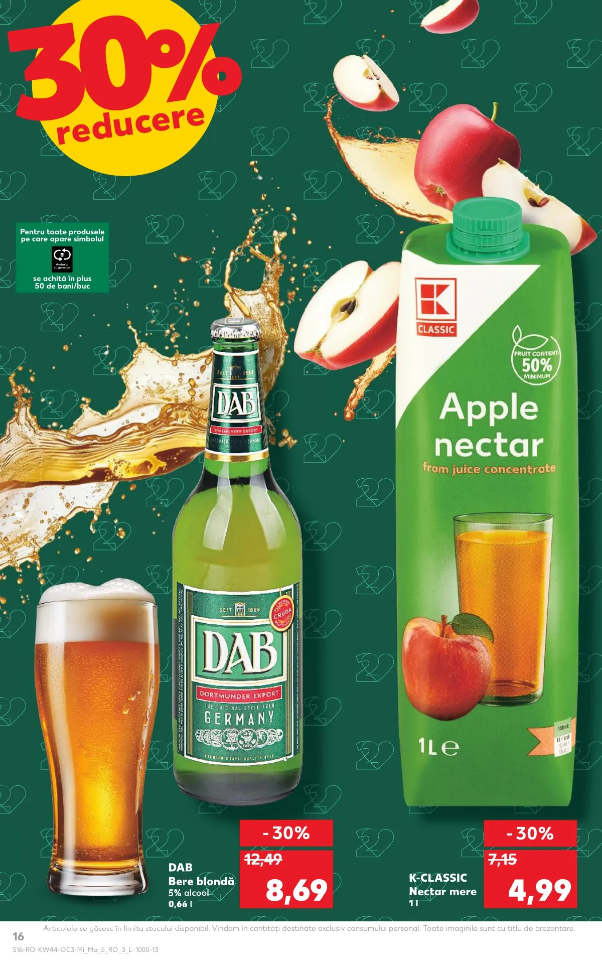 Kaufland akciós újság Románia etel ajanlatok 10.29–11.04 – 16. oldal