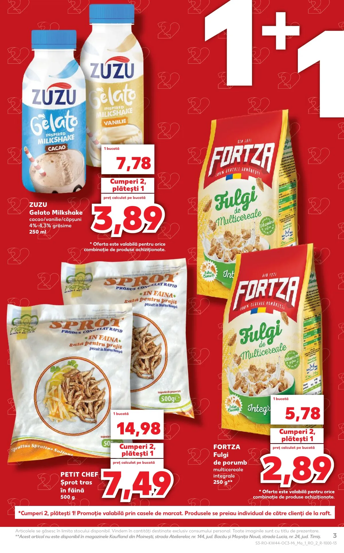 Kaufland akciós újság Románia etel ajanlatok 10.29–11.04 – 3. oldal