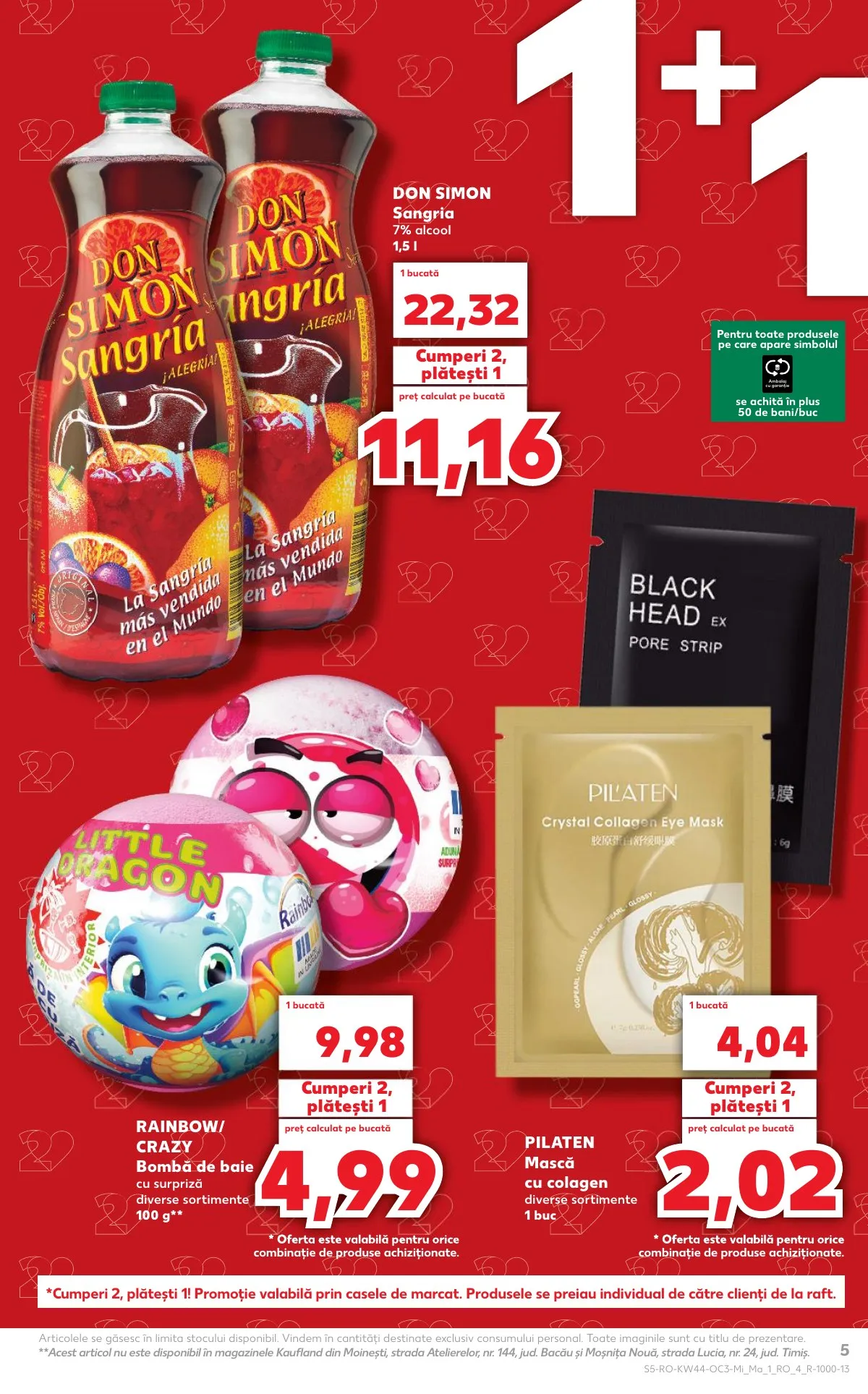 Kaufland akciós újság Románia etel ajanlatok 10.29–11.04 – 5. oldal