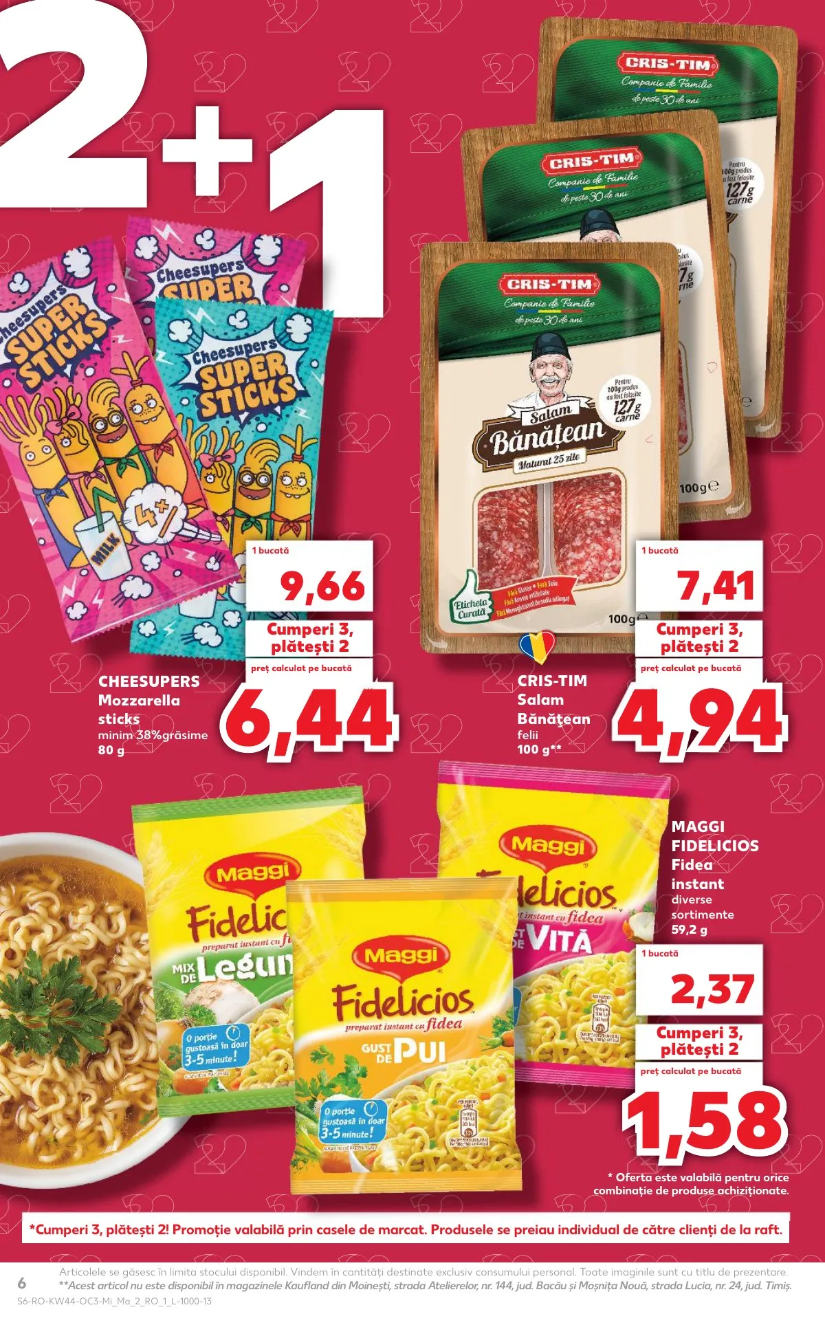 Kaufland akciós újság Románia etel ajanlatok 10.29–11.04 – 6. oldal