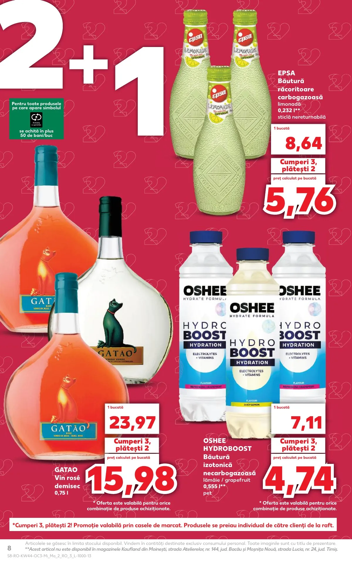 Kaufland akciós újság Románia etel ajanlatok 10.29–11.04 – 8. oldal
