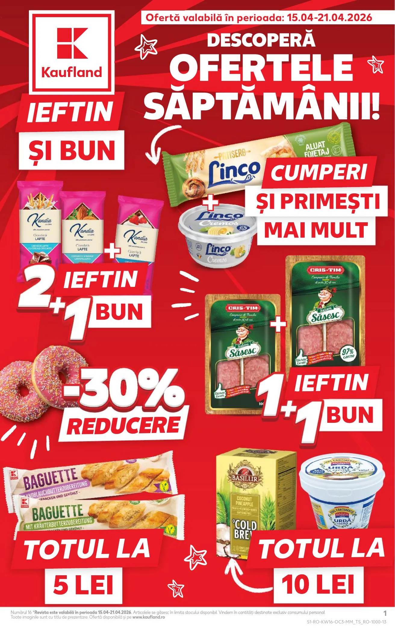 Kaufland akciós újság Románia Etel 04.15–04.21