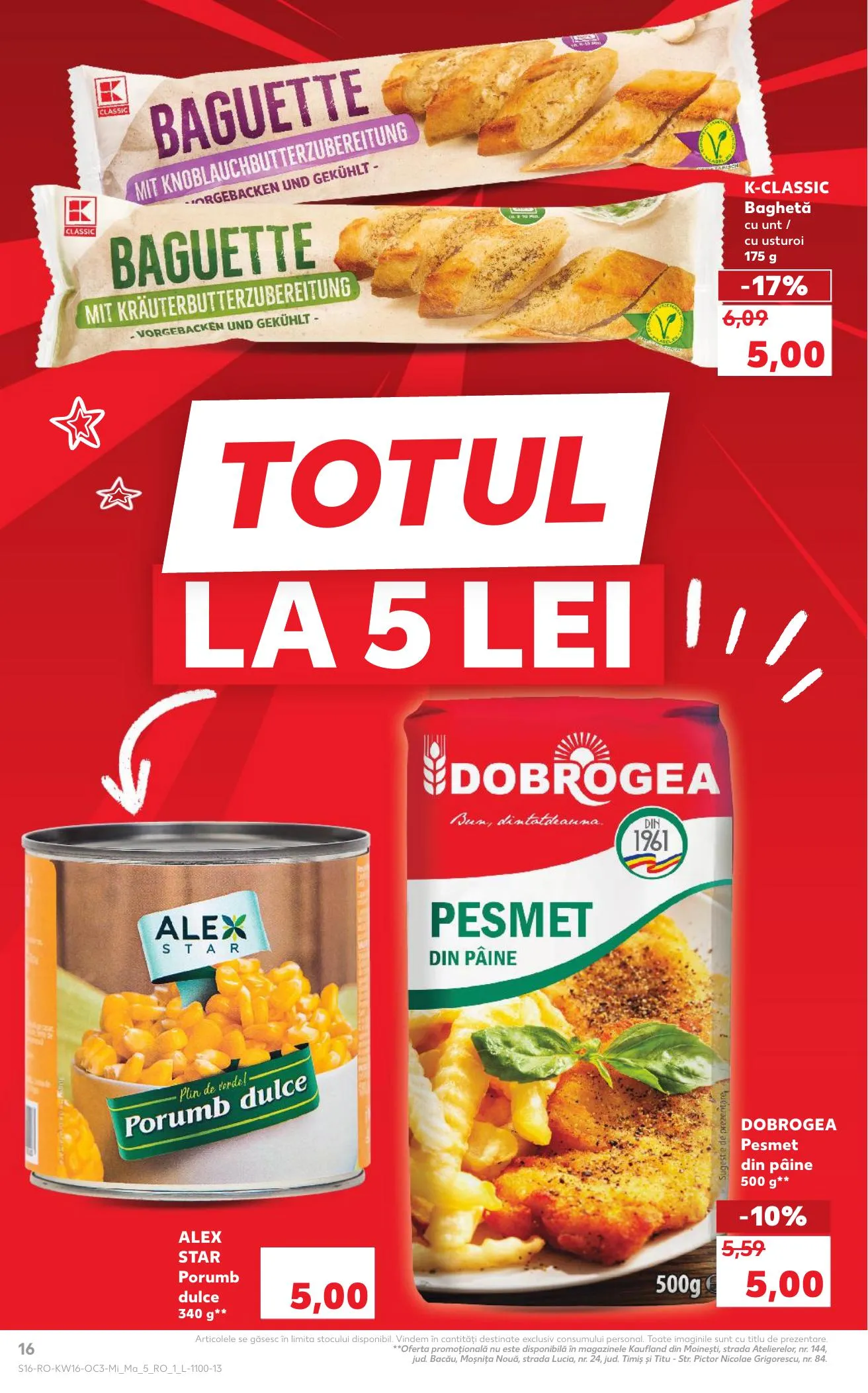 Kaufland akciós újság Románia Etel 04.15–04.21 – 16. oldal