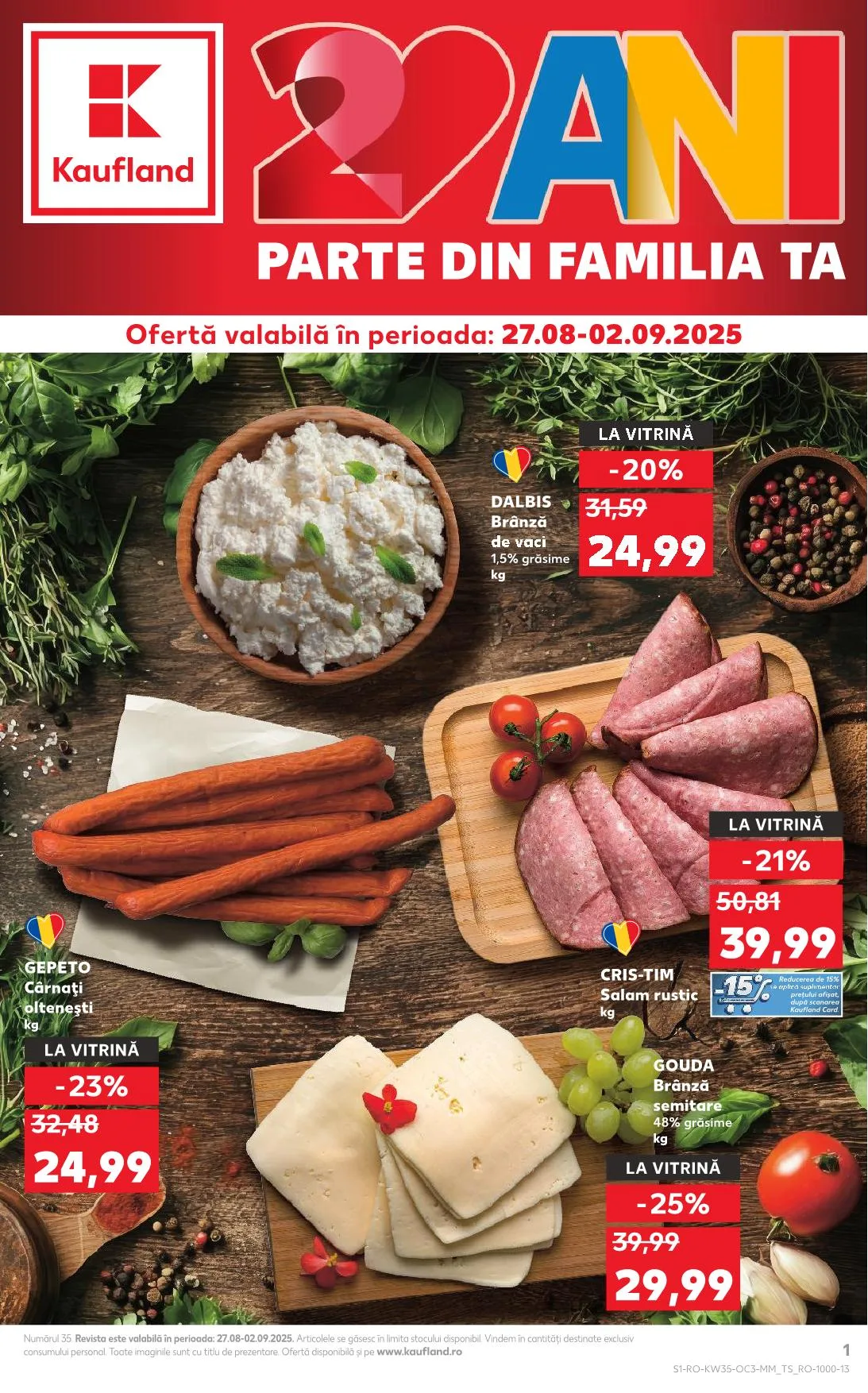 Kaufland akciós újság Románia etelek 08.27–09.02