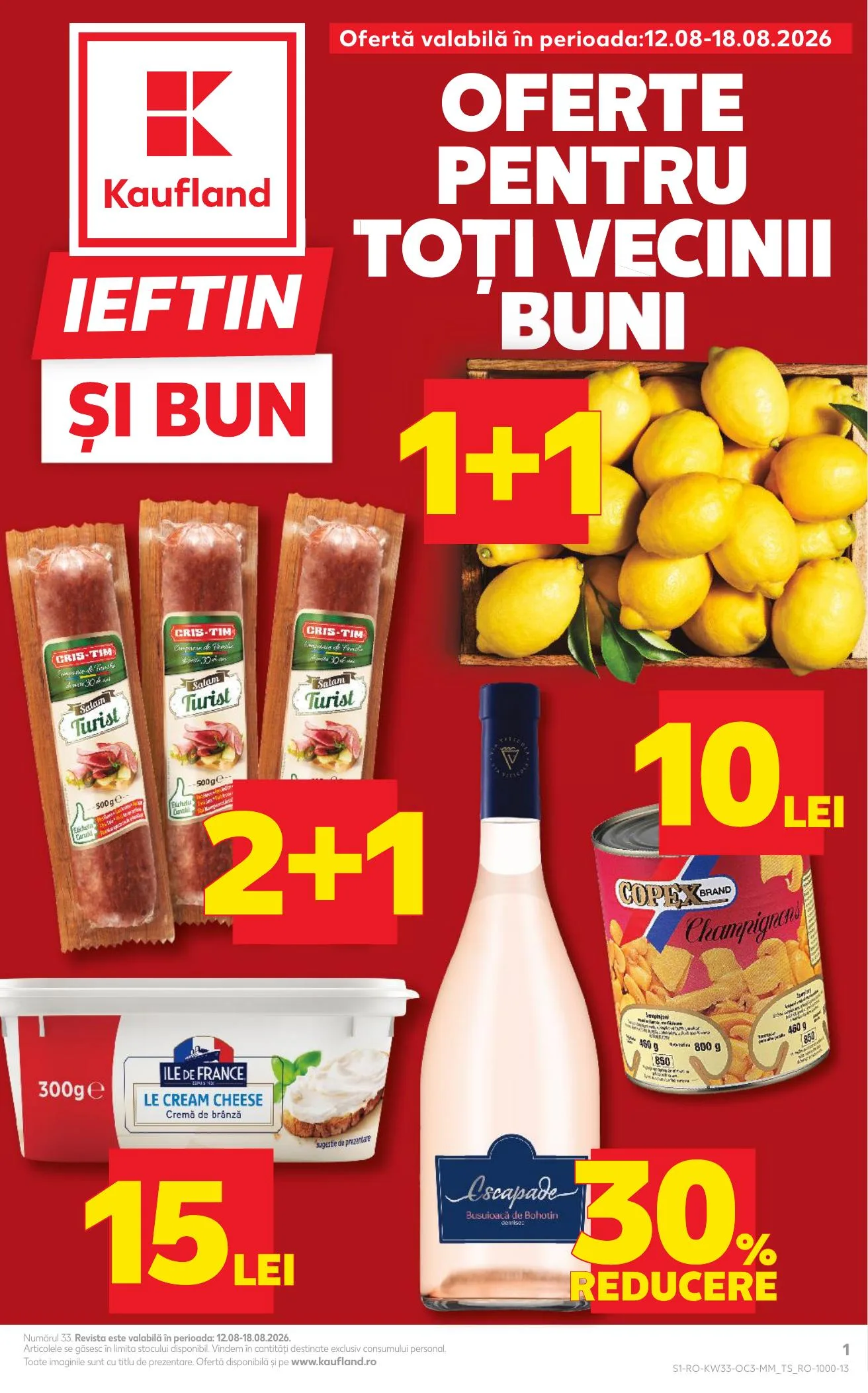 Kaufland akciós újság Románia Extra 08.12–08.18