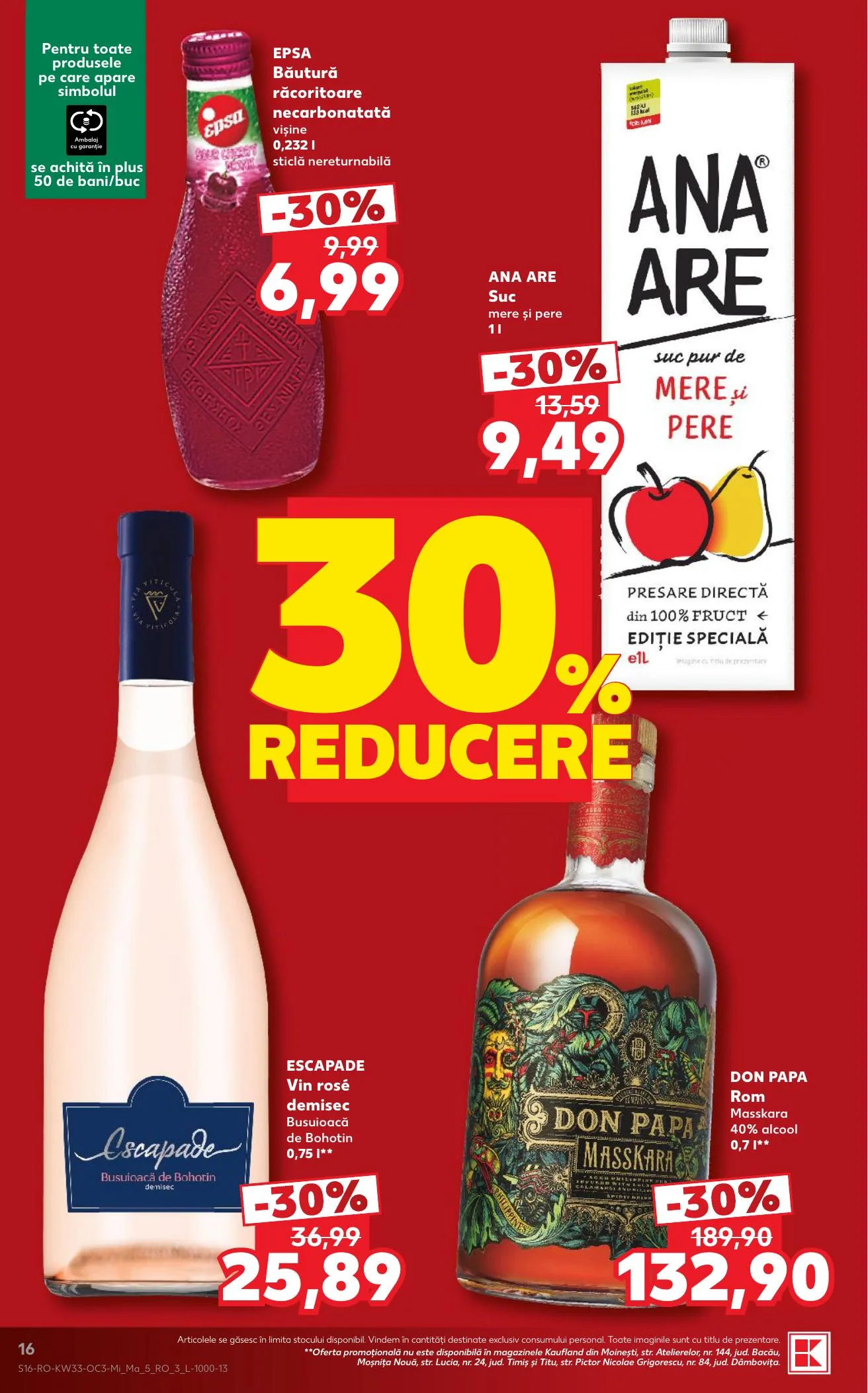 Kaufland akciós újság Románia Extra 08.12–08.18 – 16. oldal
