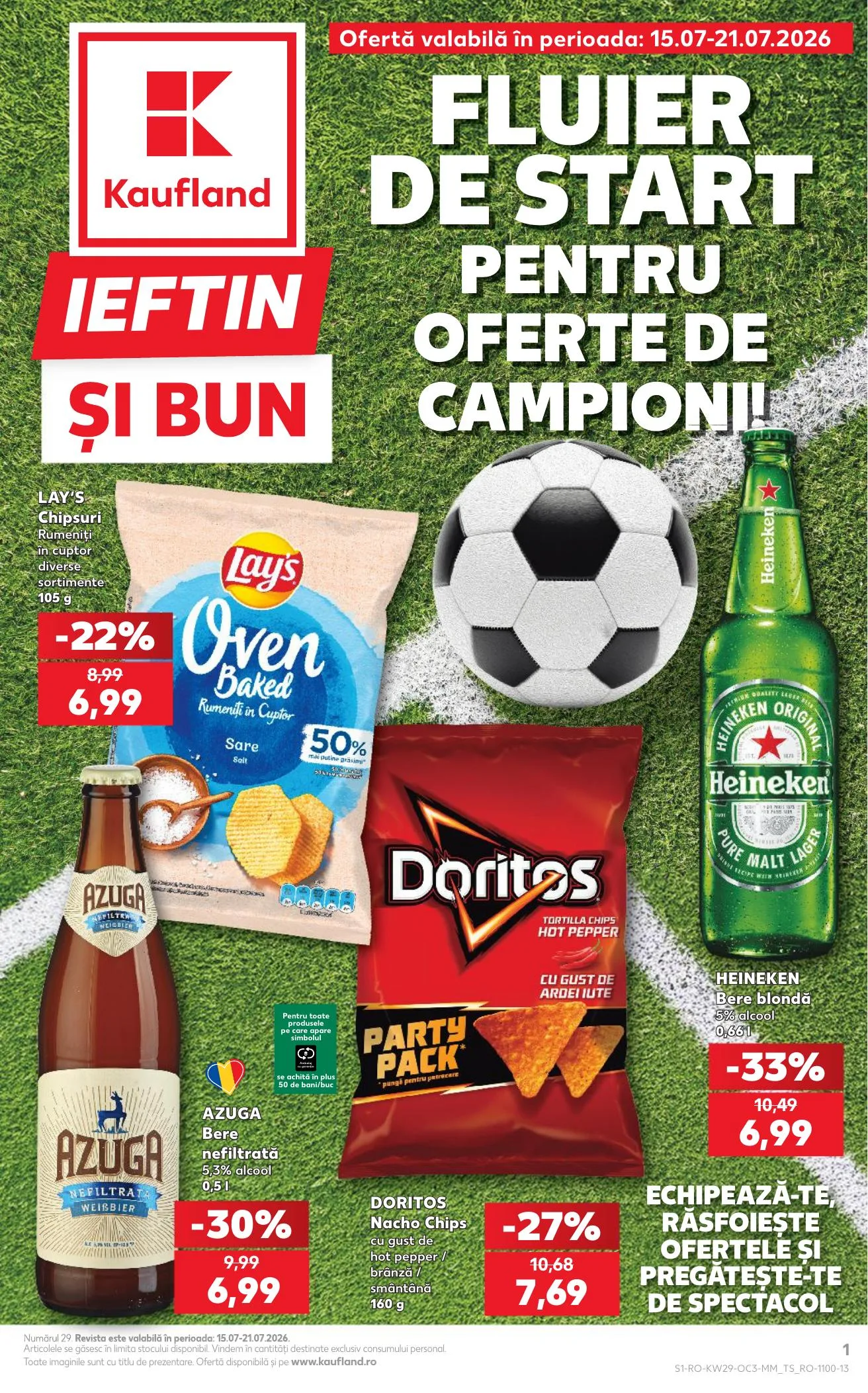 Kaufland akciós újság Románia Foci VB 07.15–07.21