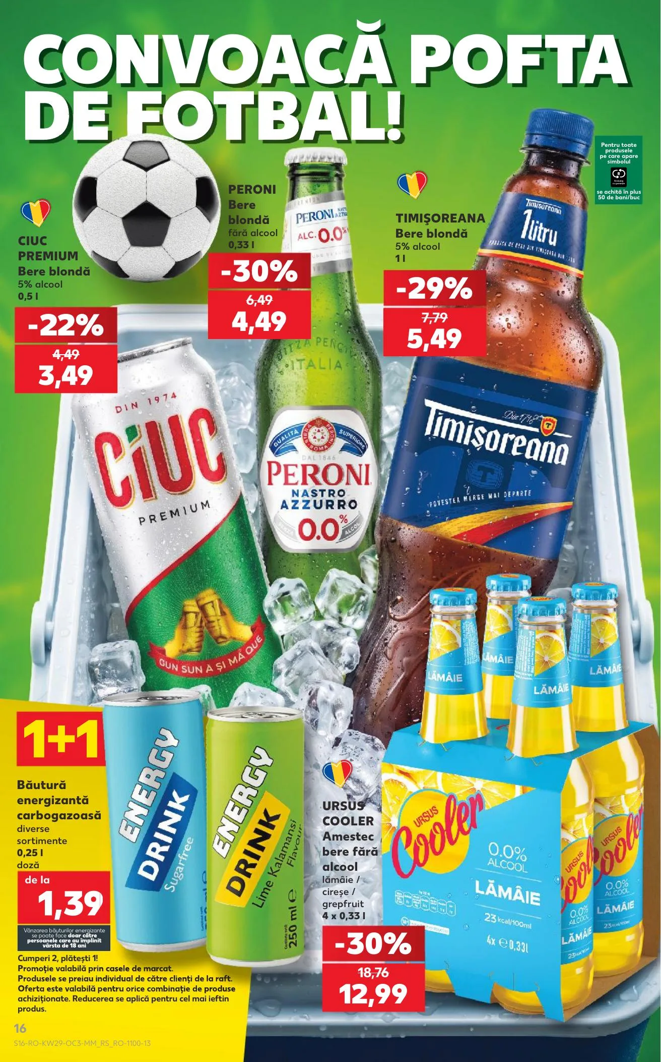 Kaufland akciós újság Románia Foci VB 07.15–07.21 – 16. oldal