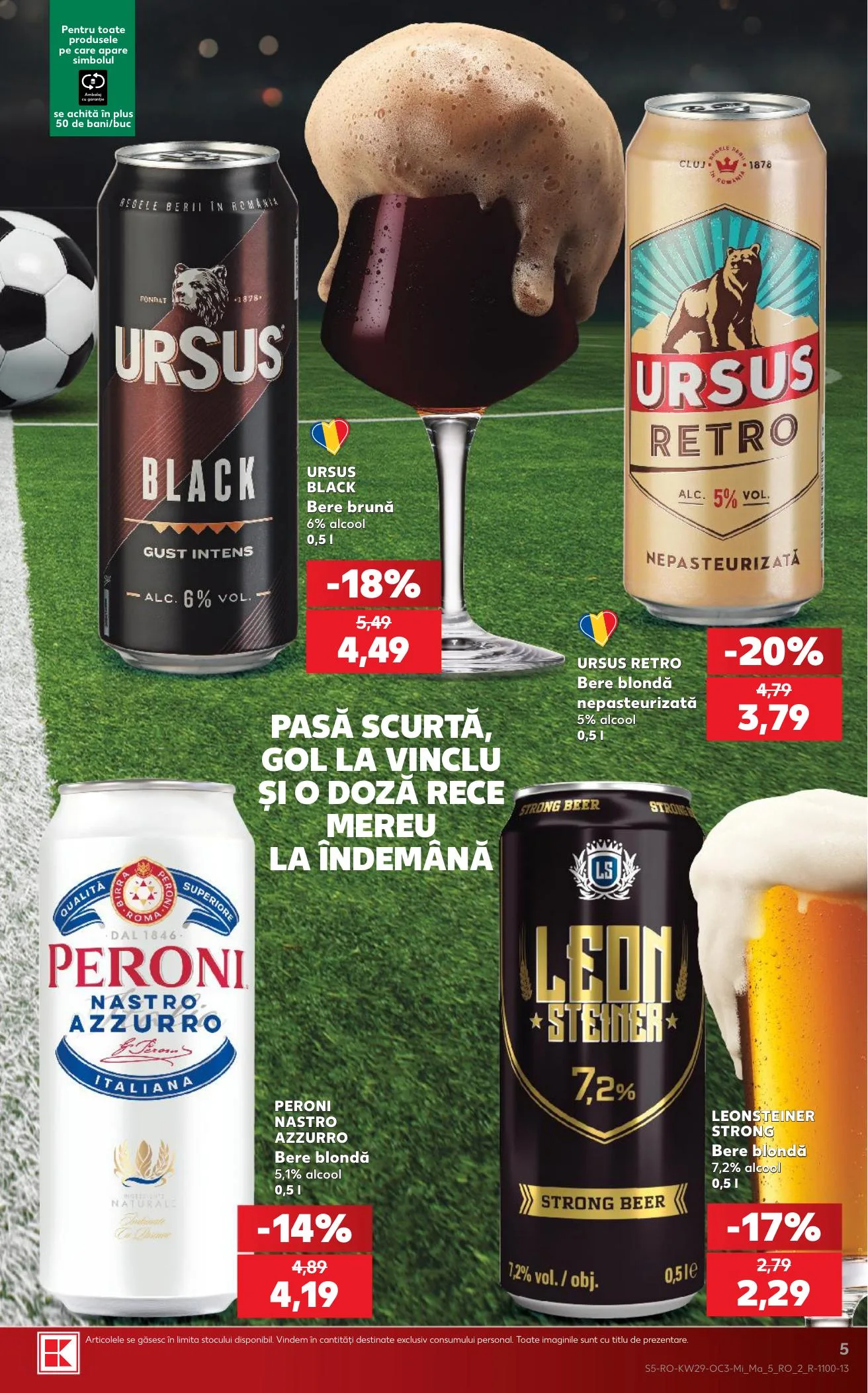 Kaufland akciós újság Románia Foci VB 07.15–07.21 – 5. oldal