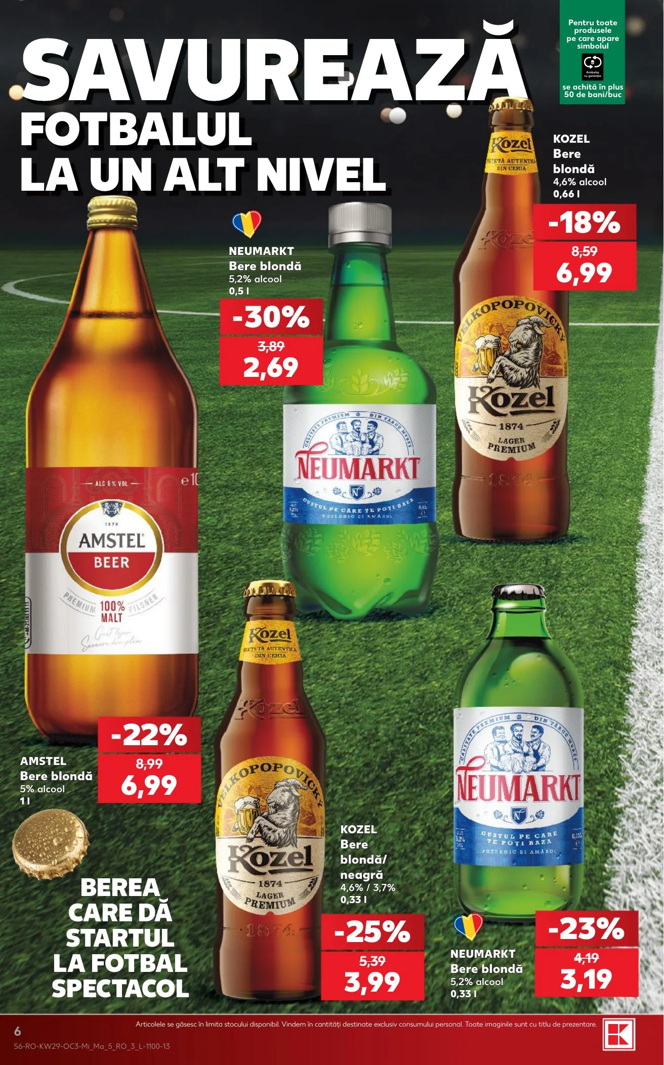 Kaufland akciós újság Románia Foci VB 07.15–07.21 – 6. oldal