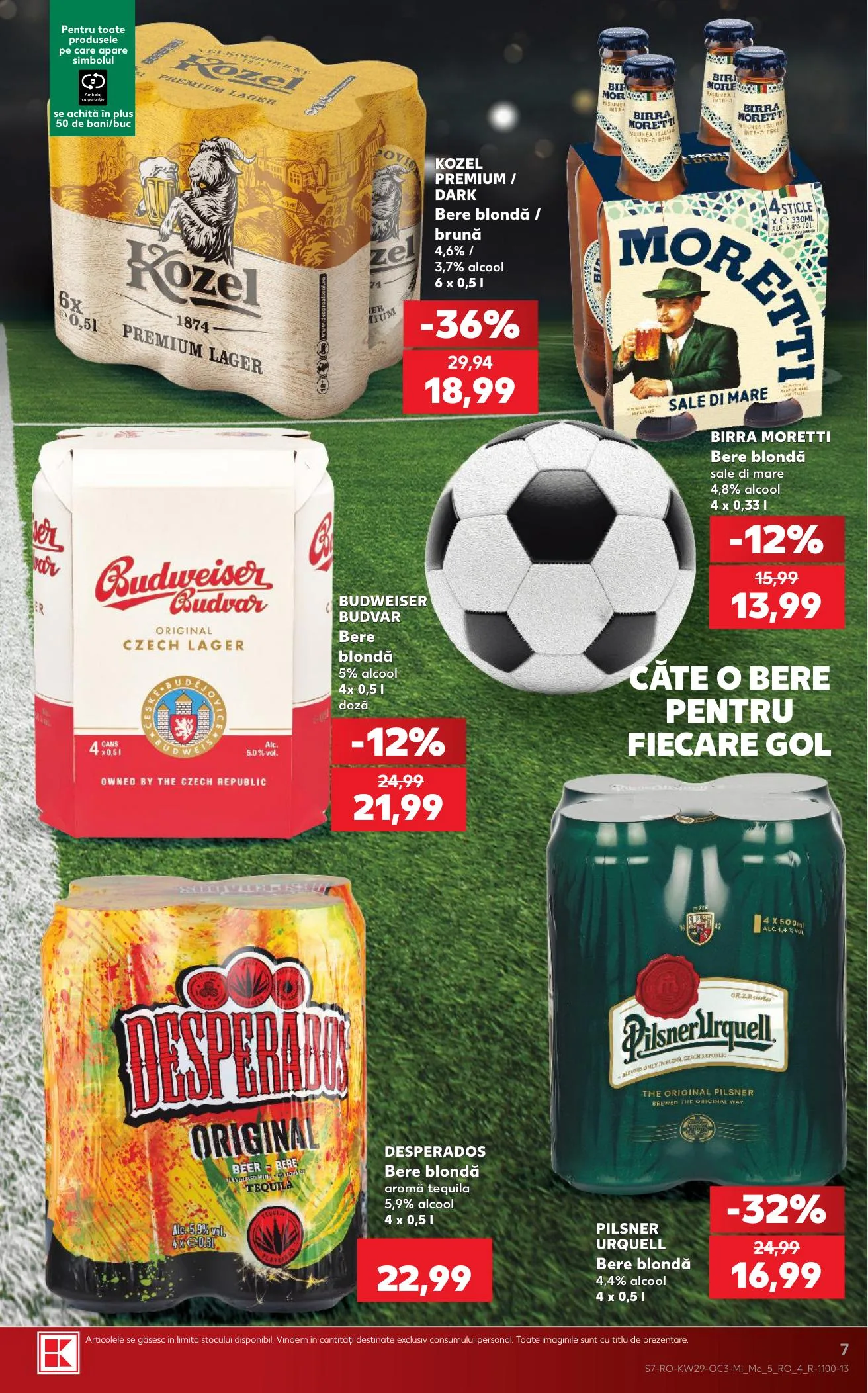Kaufland akciós újság Románia Foci VB 07.15–07.21 – 7. oldal