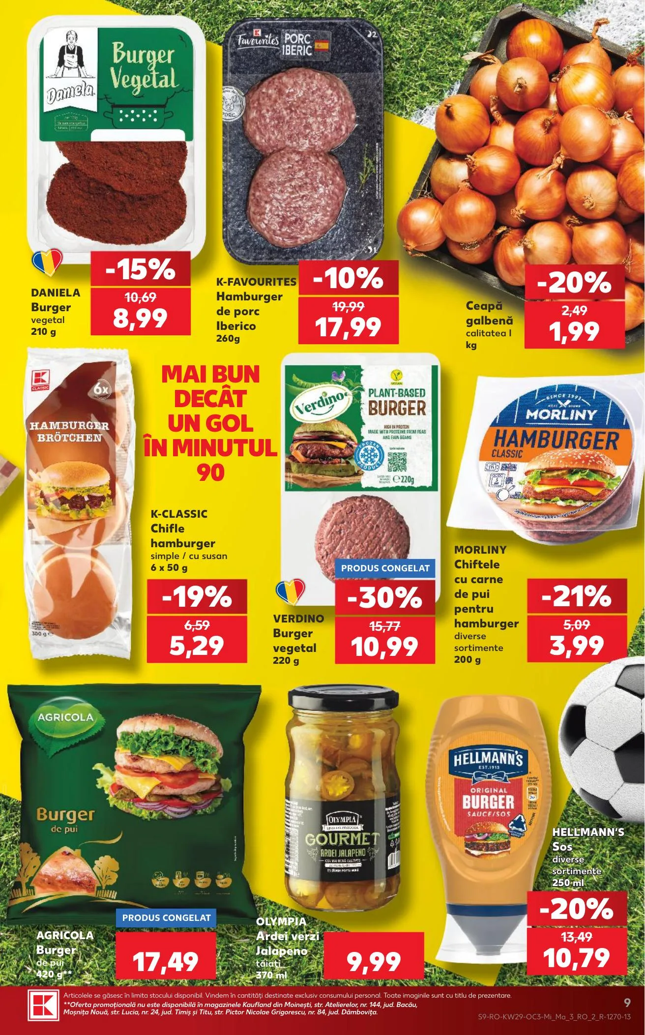 Kaufland akciós újság Románia Foci VB 07.15–07.21 – 9. oldal