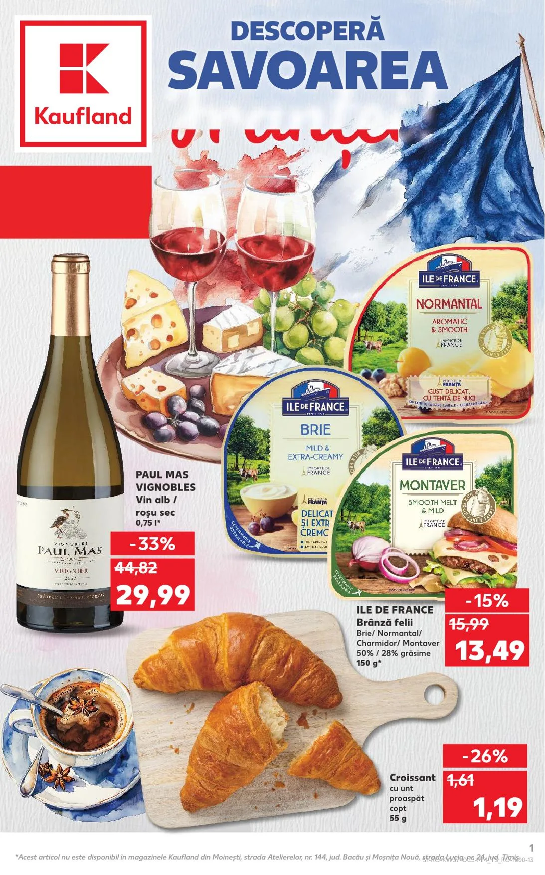 Kaufland akciós újság Románia francia hetek 09.10–09.16
