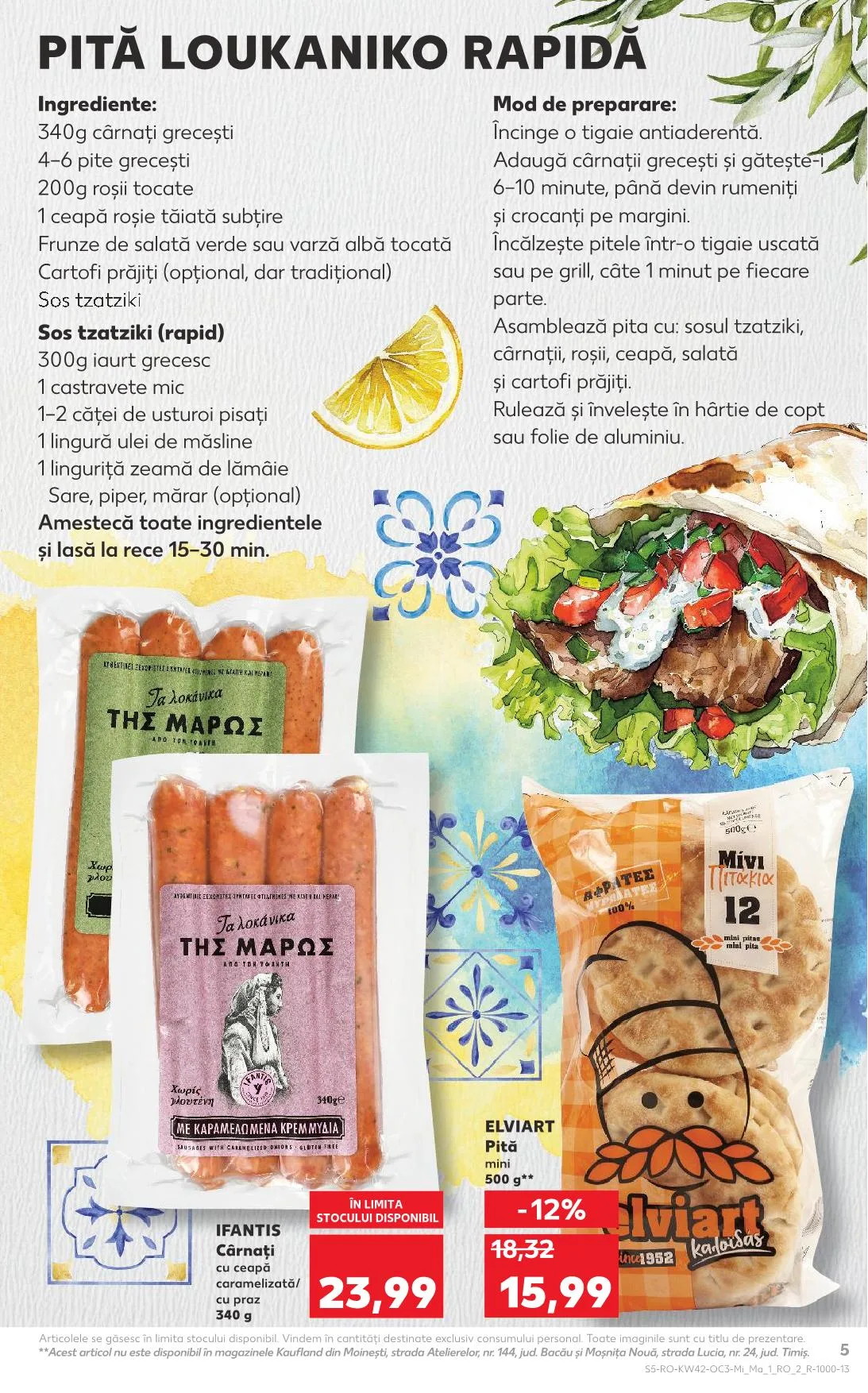 Kaufland akciós újság Románia Gorog het 10.15–10.21 – 10. oldal