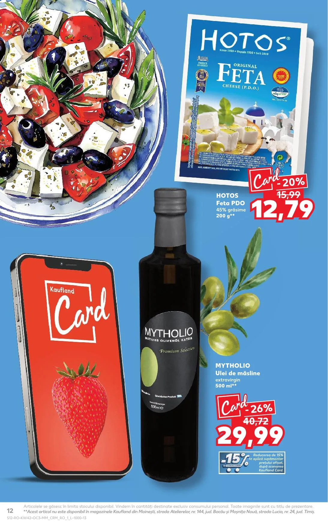 Kaufland akciós újság Románia Gorog het 10.15–10.21 – 4. oldal