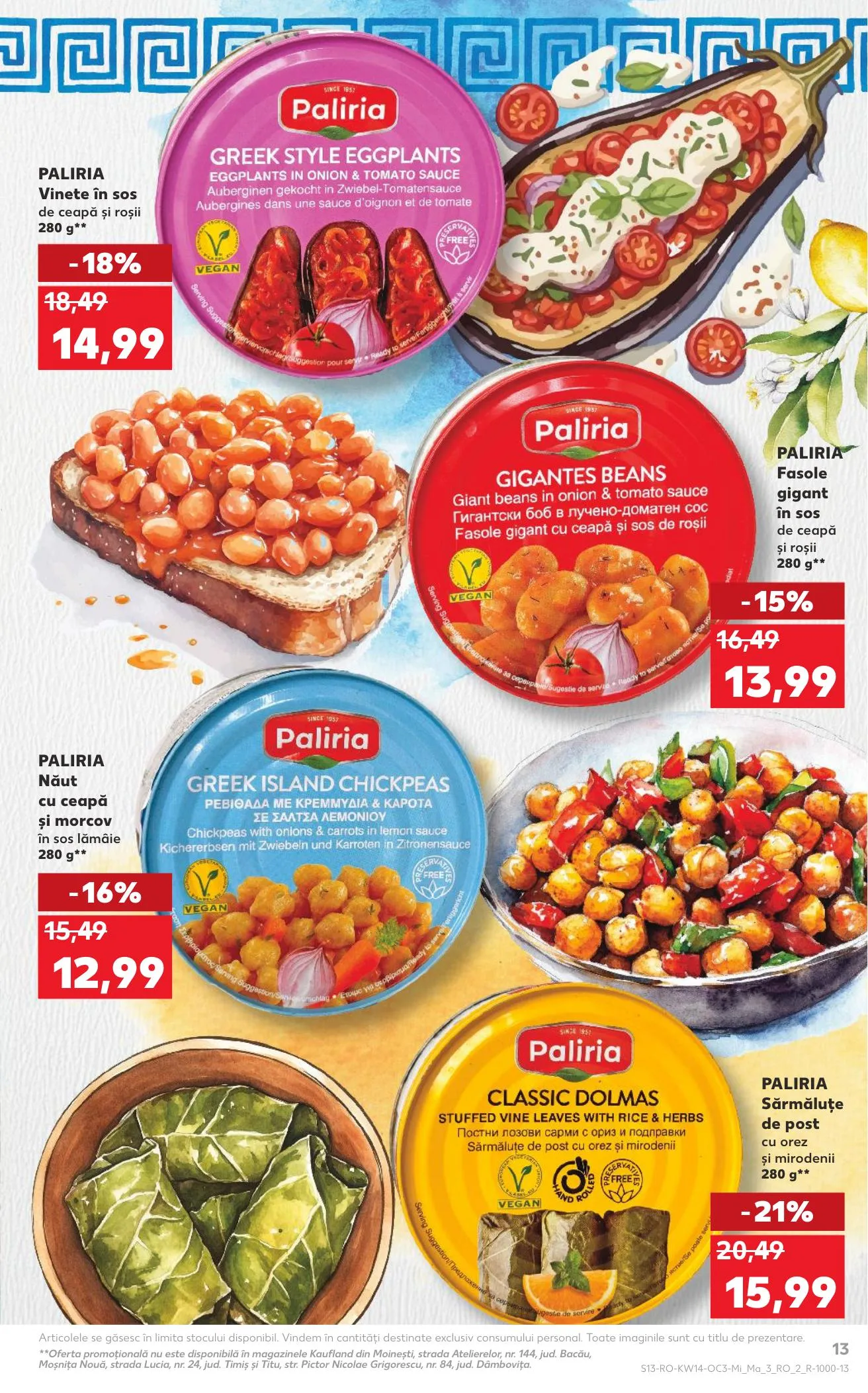 Kaufland akciós újság Románia Gorog het 04.01–04.07 – 13. oldal