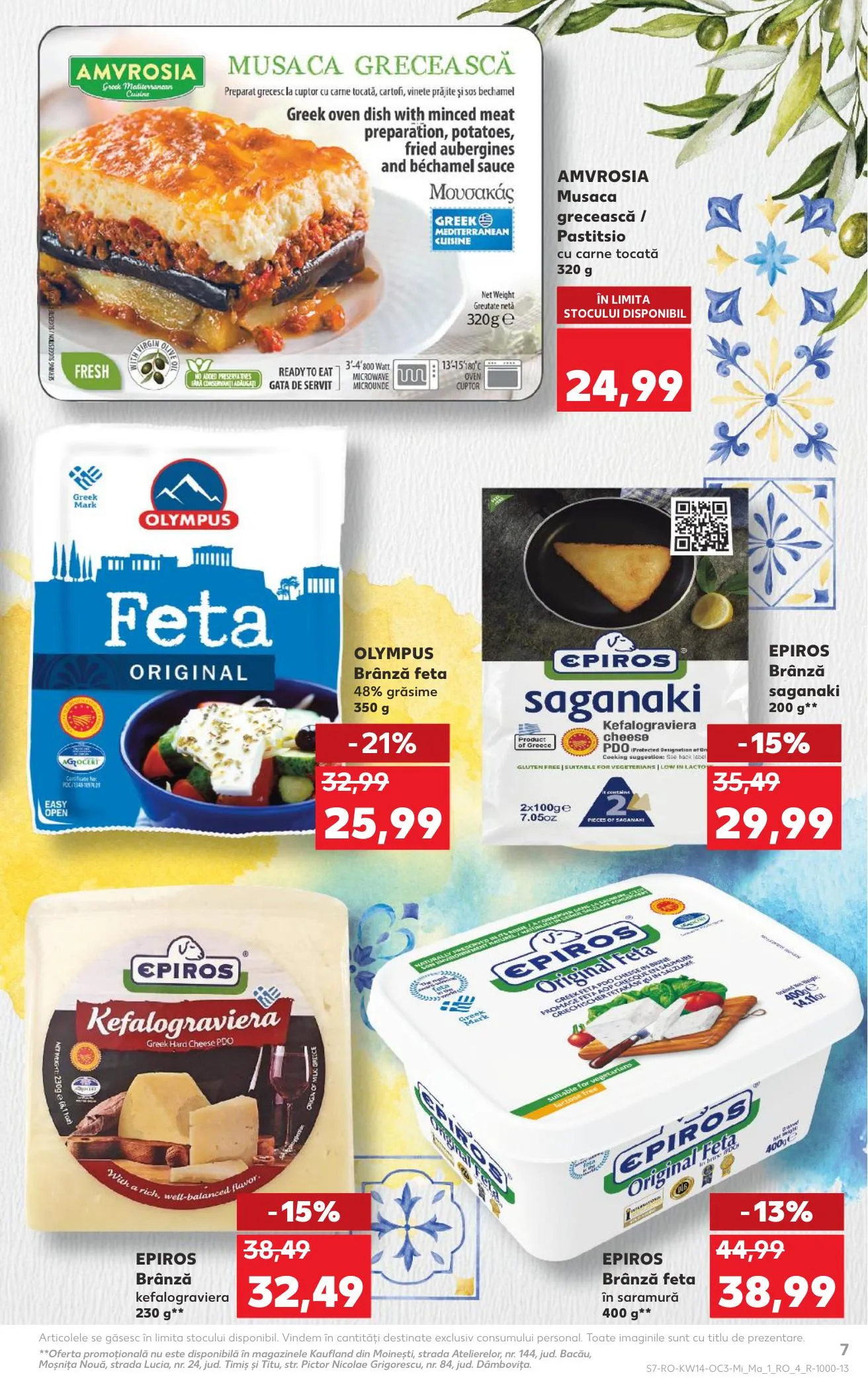 Kaufland akciós újság Románia Gorog het 04.01–04.07 – 7. oldal