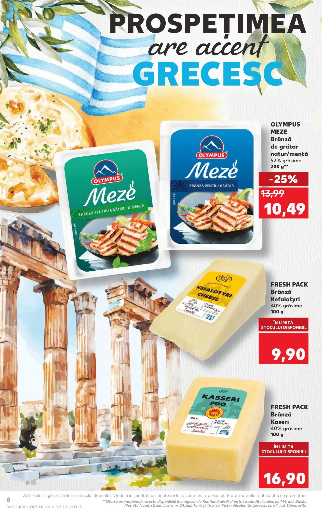 Kaufland akciós újság Románia Gorog het 04.01–04.07 – 8. oldal