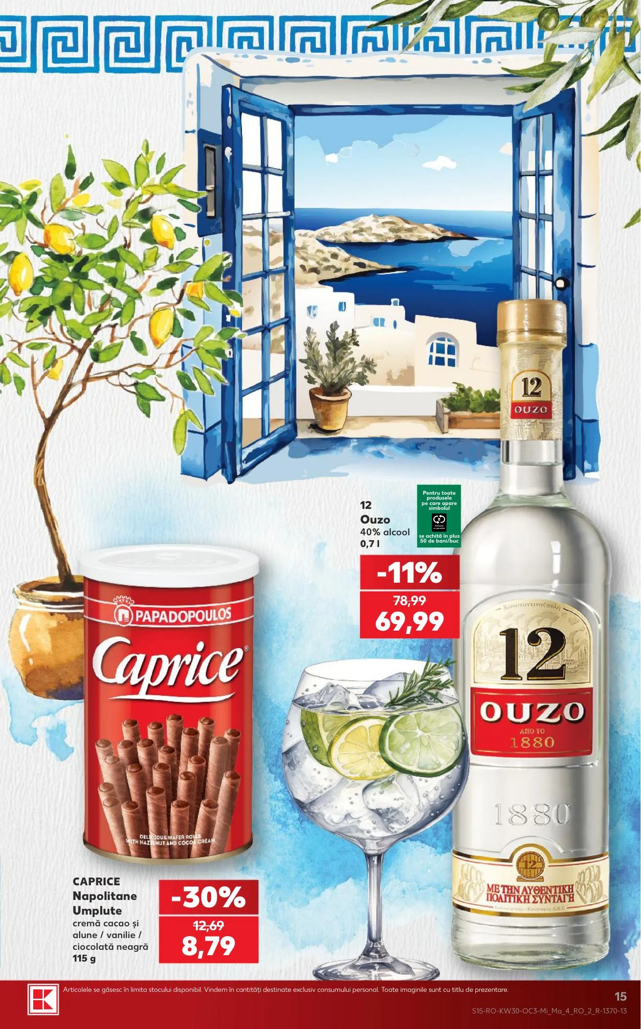 Kaufland akciós újság Románia Gorog het 07.22–07.28 – 15. oldal