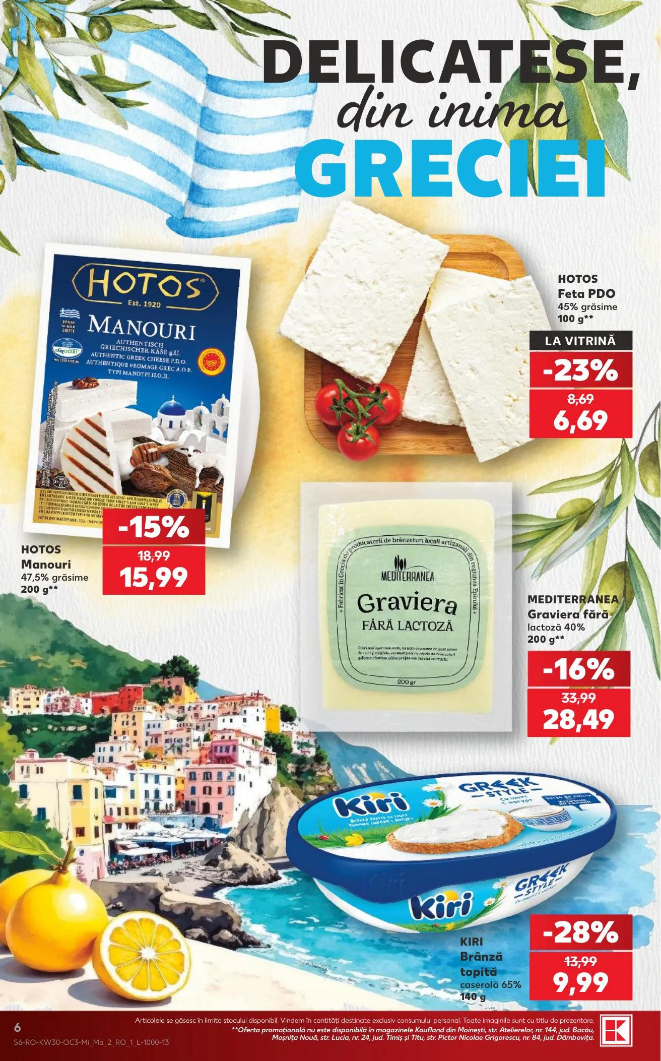 Kaufland akciós újság Románia Gorog het 07.22–07.28 – 6. oldal