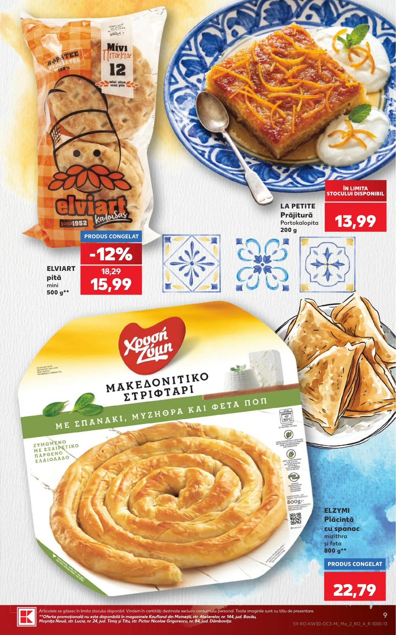 Kaufland akciós újság Románia Gorog het 07.22–07.28 – 9. oldal