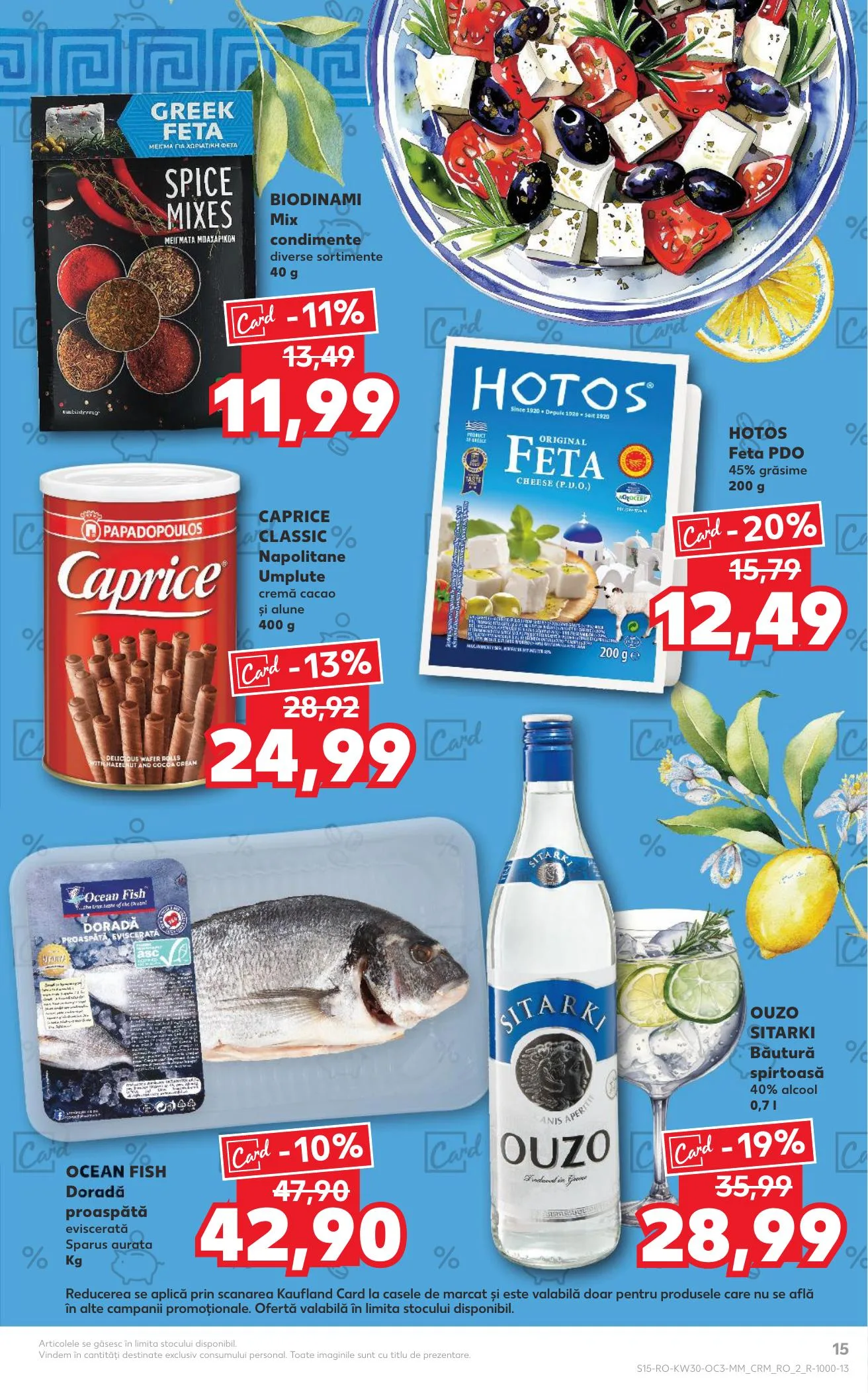 Kaufland akciós újság Románia Gorog Hetek 07.23–07.29 – 15. oldal