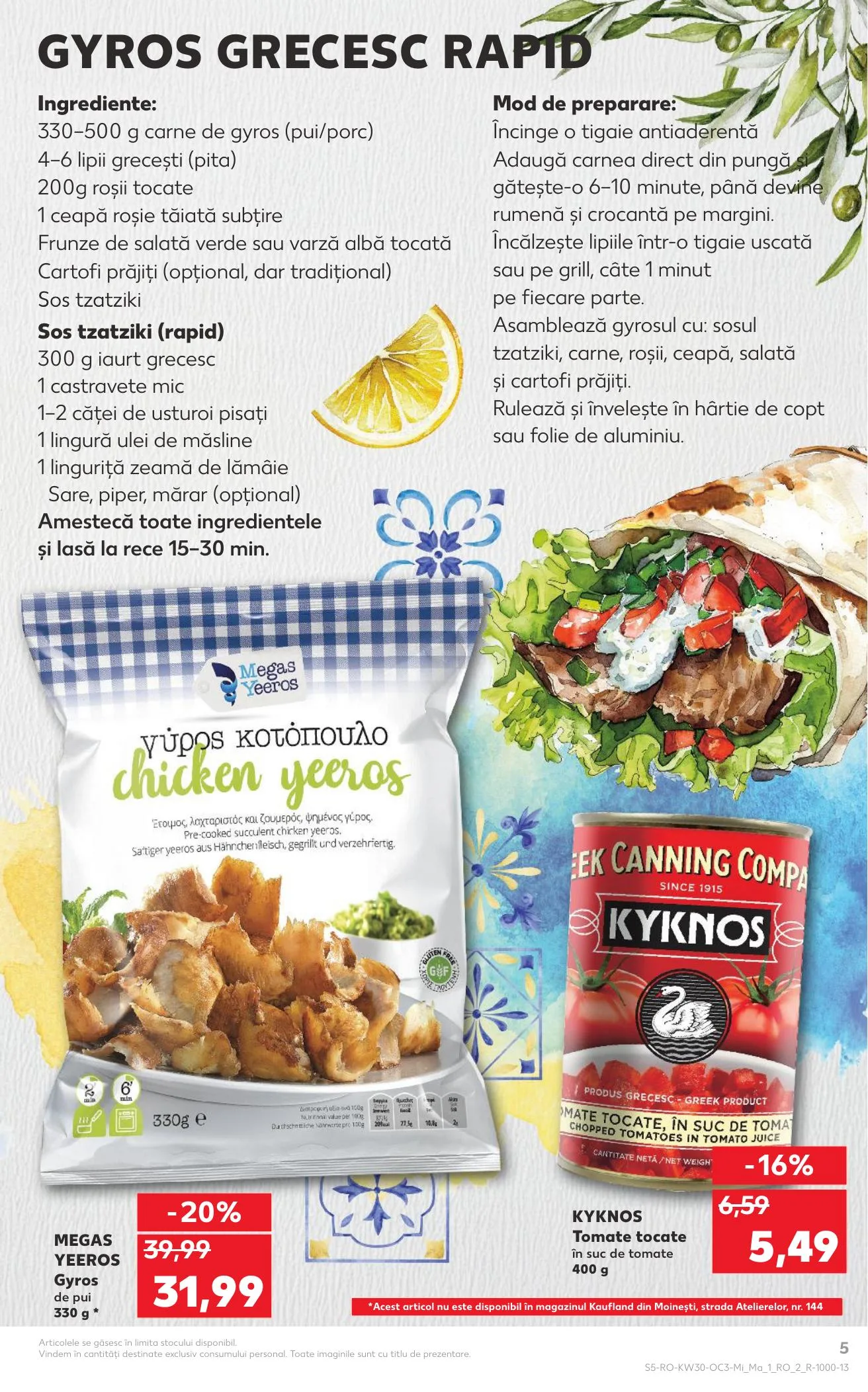 Kaufland akciós újság Románia Gorog Hetek 07.23–07.29 – 5. oldal