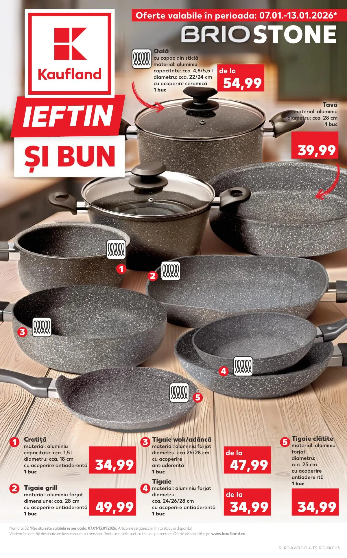 Kaufland akciós újság Románia Haztartas 01.07–01.13