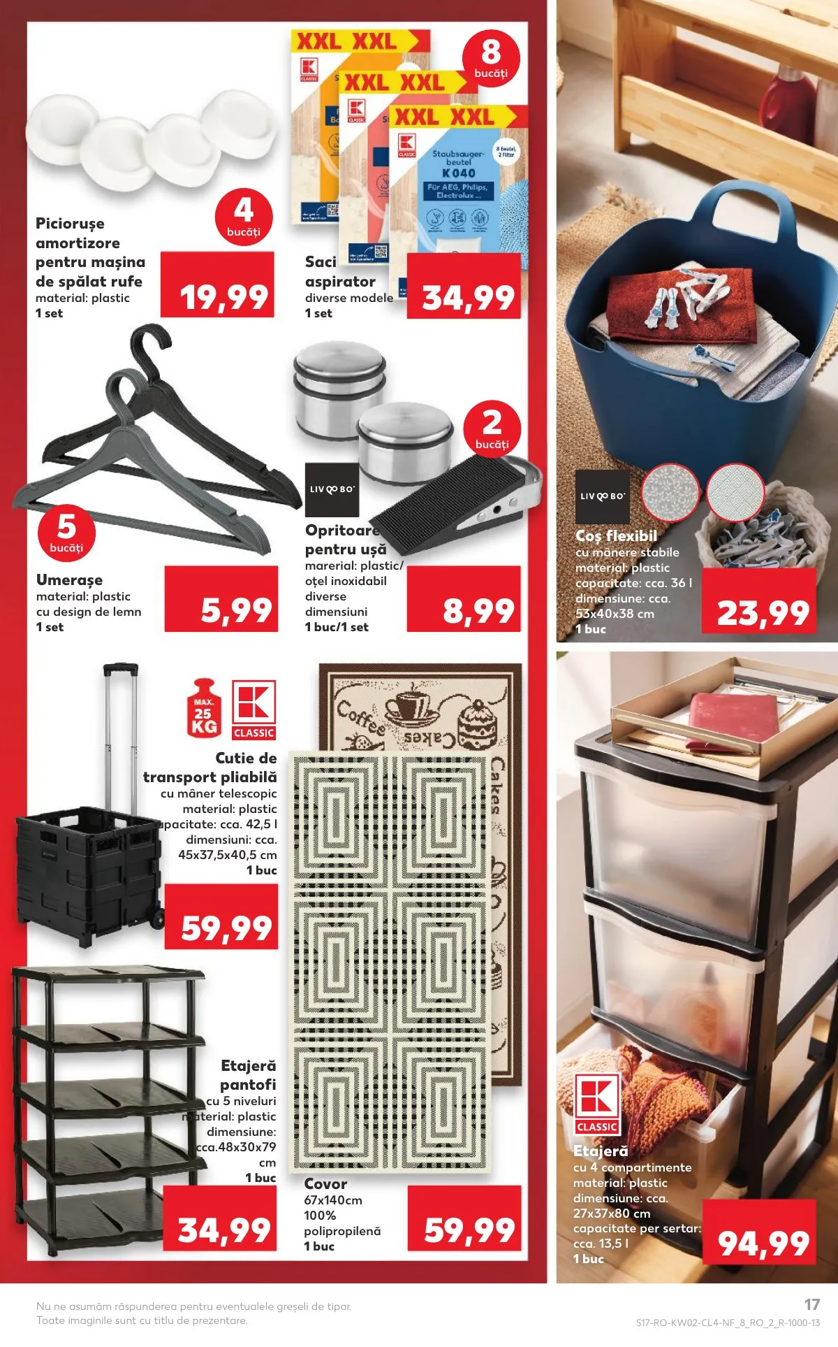 Kaufland akciós újság Románia Haztartas 01.07–01.13 – 17. oldal