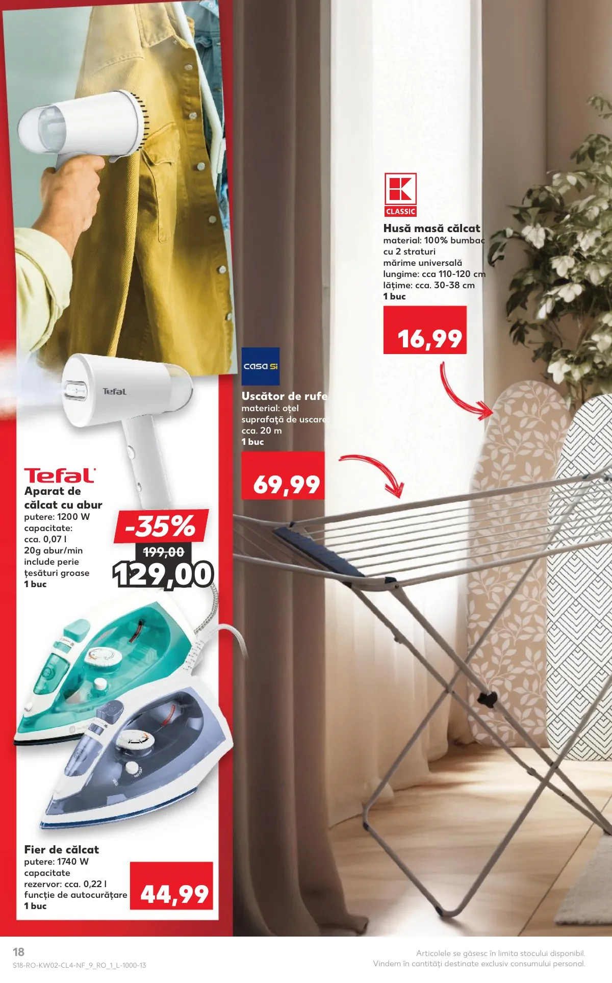 Kaufland akciós újság Románia Haztartas 01.07–01.13 – 18. oldal