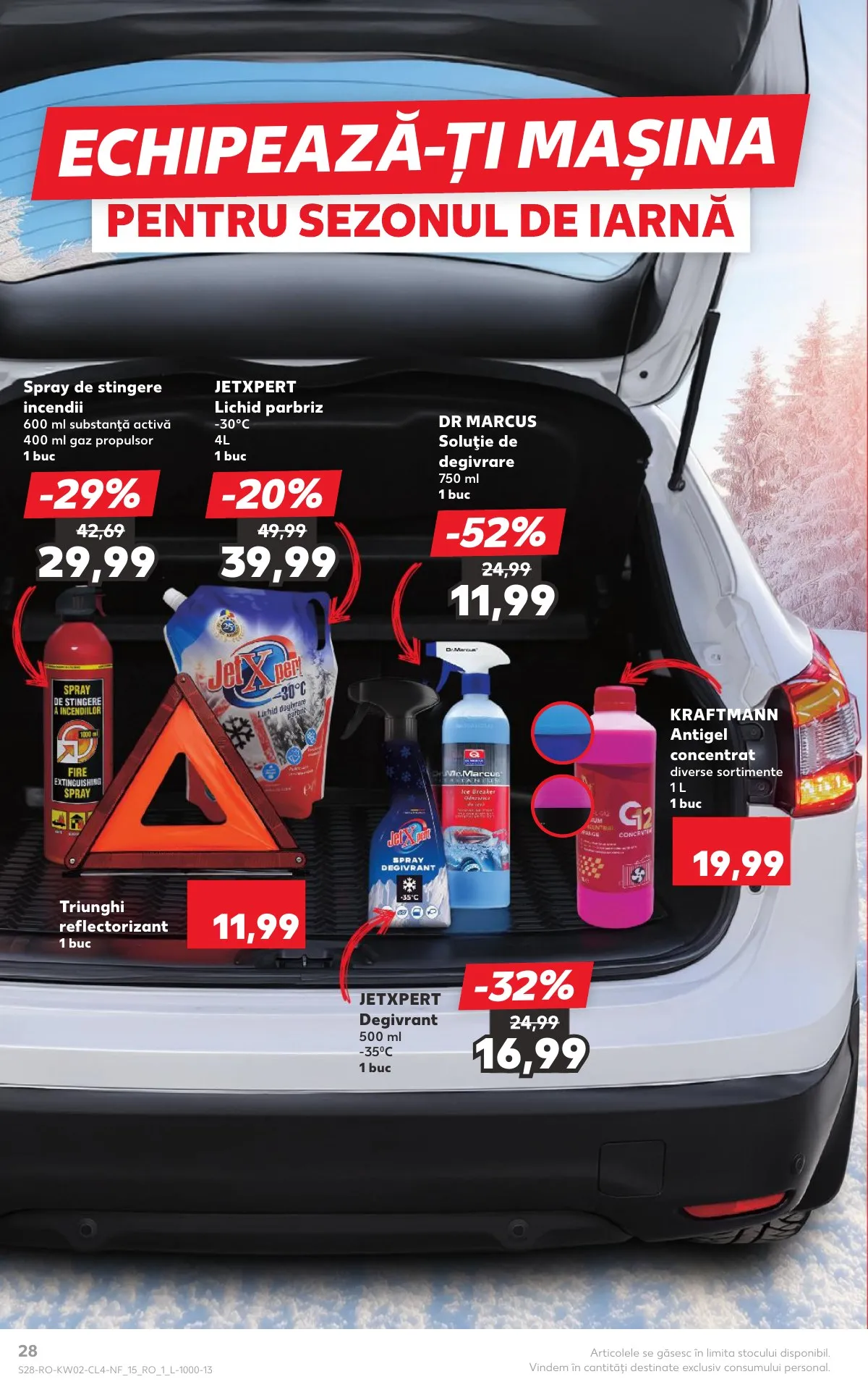 Kaufland akciós újság Románia Haztartas 01.07–01.13 – 28. oldal