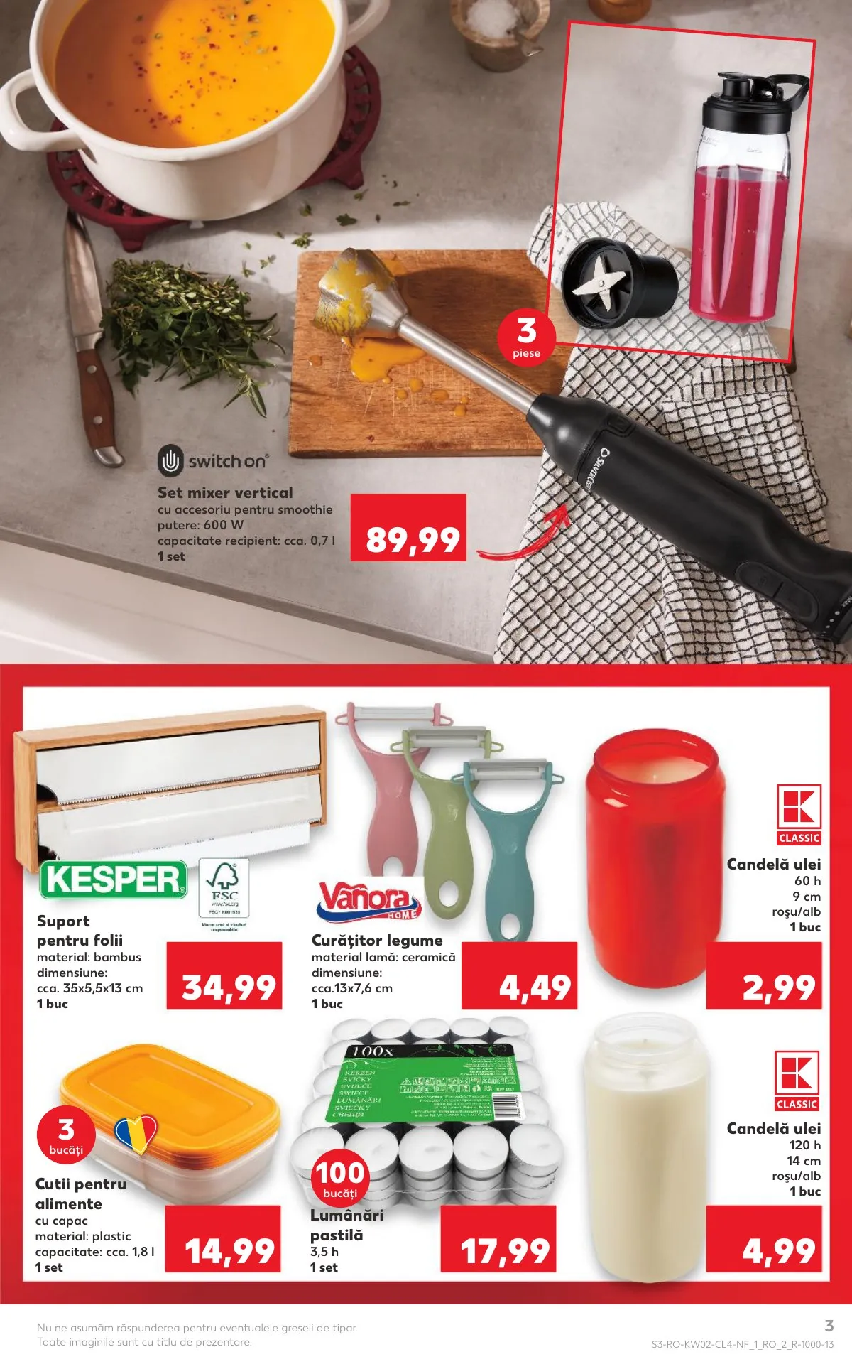 Kaufland akciós újság Románia Haztartas 01.07–01.13 – 3. oldal