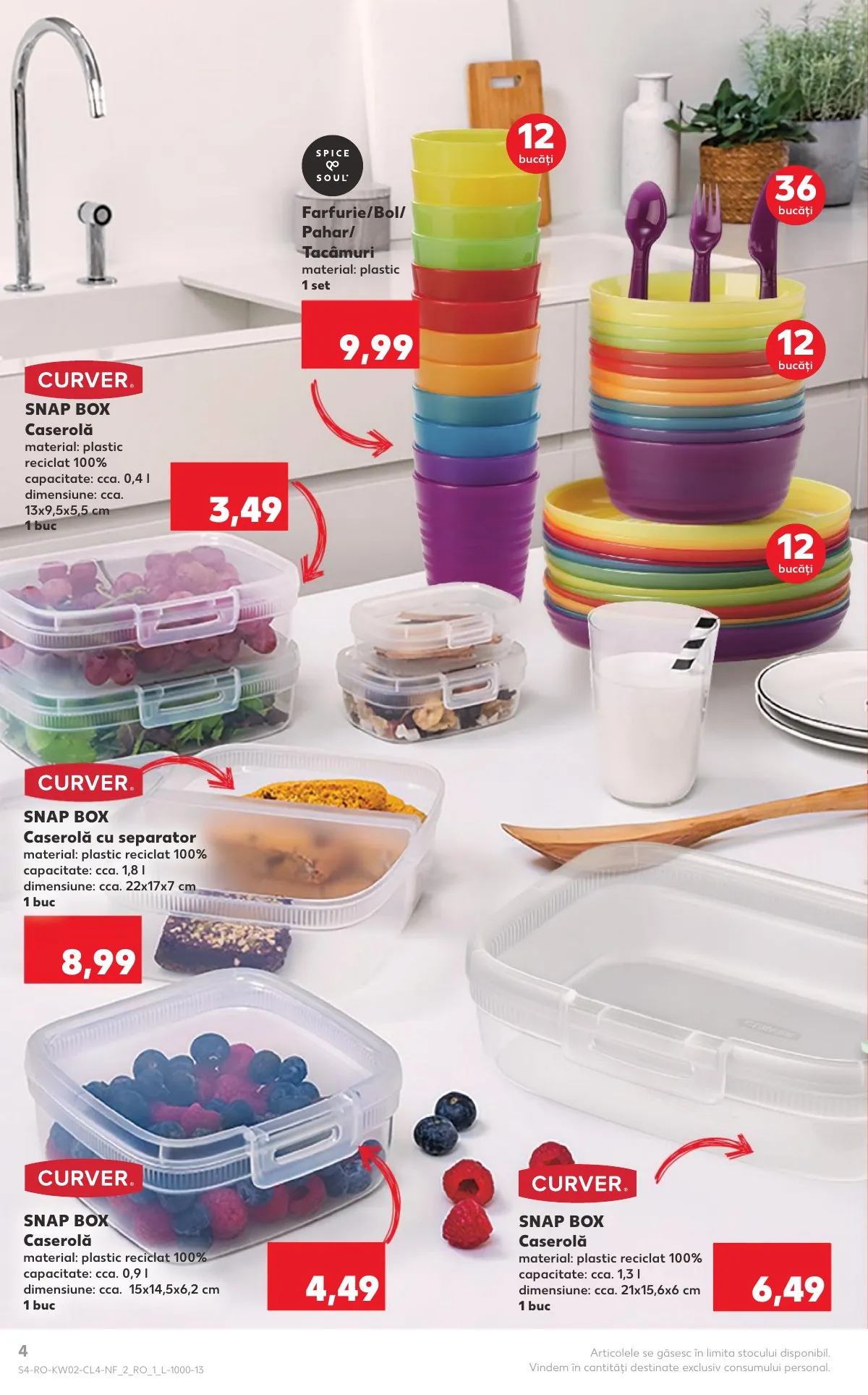 Kaufland akciós újság Románia Haztartas 01.07–01.13 – 4. oldal