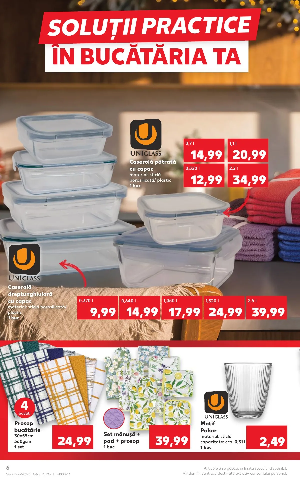 Kaufland akciós újság Románia Haztartas 01.07–01.13 – 6. oldal