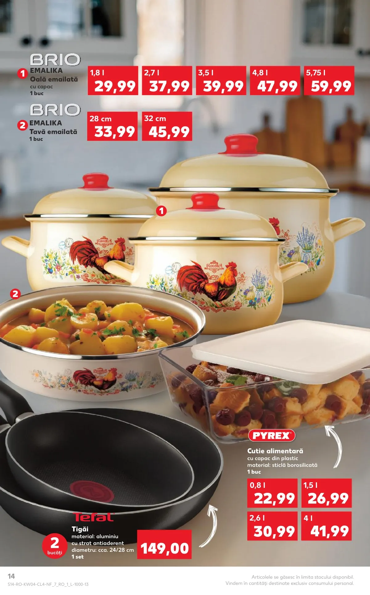 Kaufland akciós újság Románia Haztartas 01.21–01.27 – 14. oldal