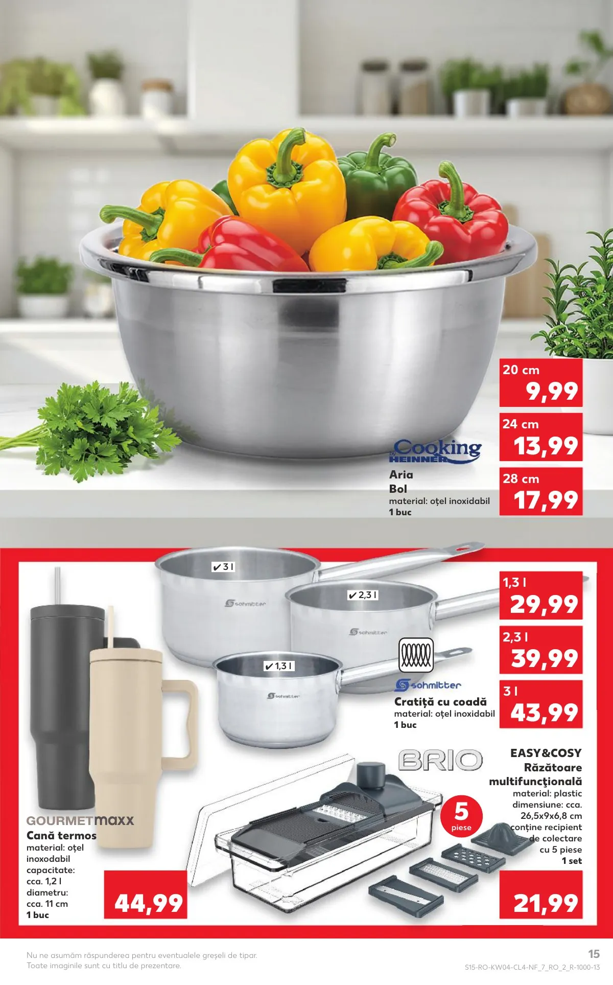 Kaufland akciós újság Románia Haztartas 01.21–01.27 – 15. oldal