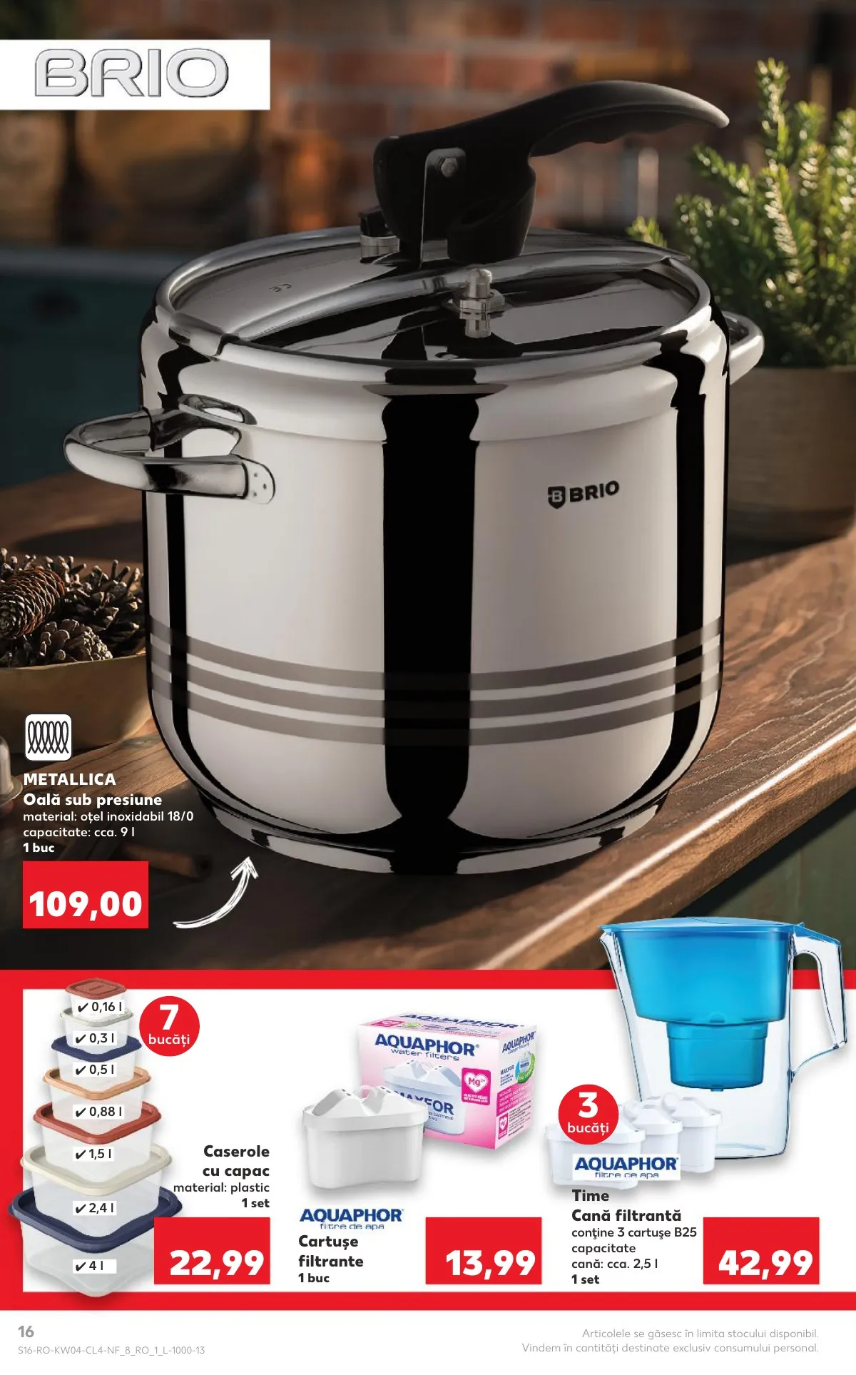 Kaufland akciós újság Románia Haztartas 01.21–01.27 – 16. oldal