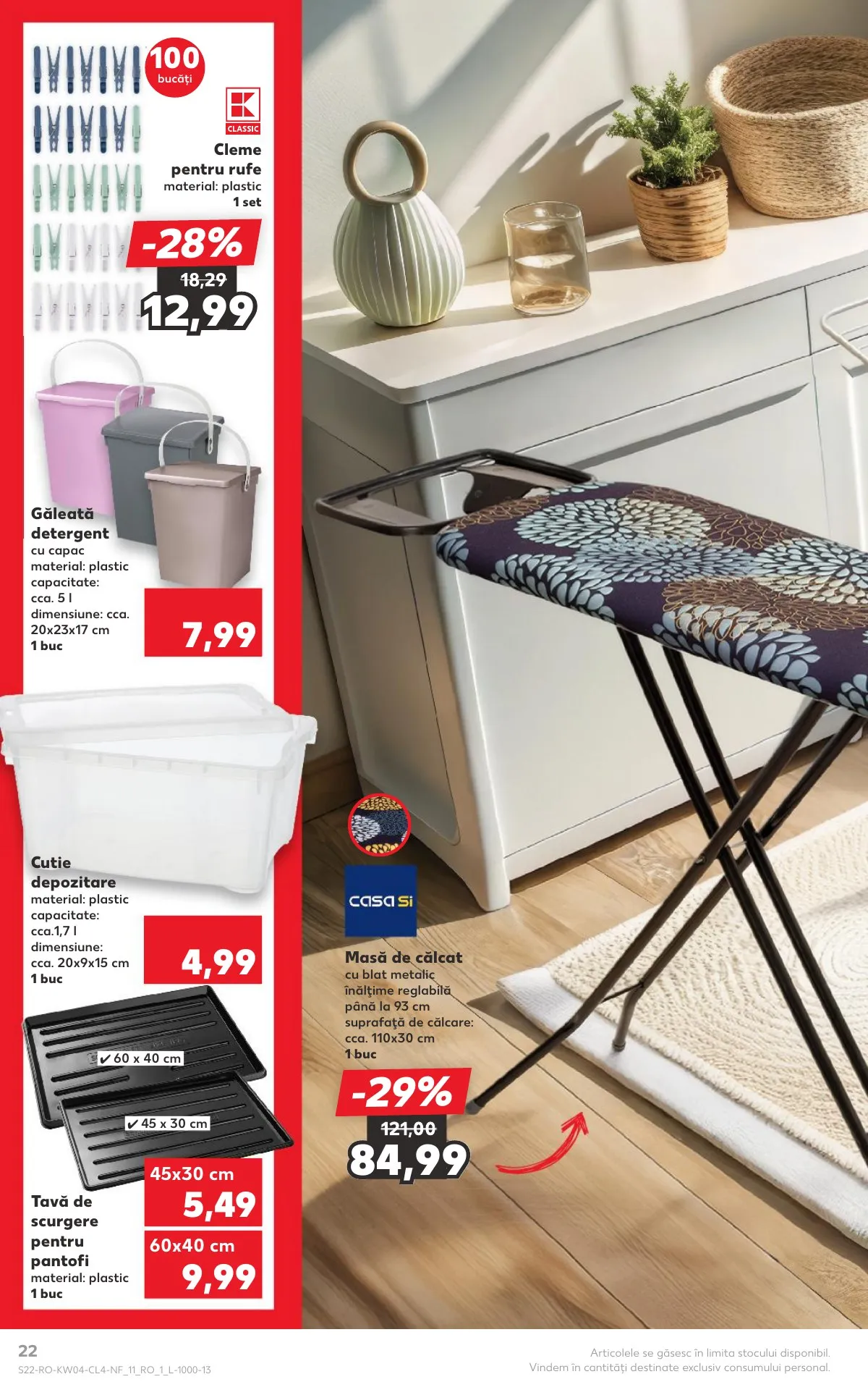 Kaufland akciós újság Románia Haztartas 01.21–01.27 – 22. oldal