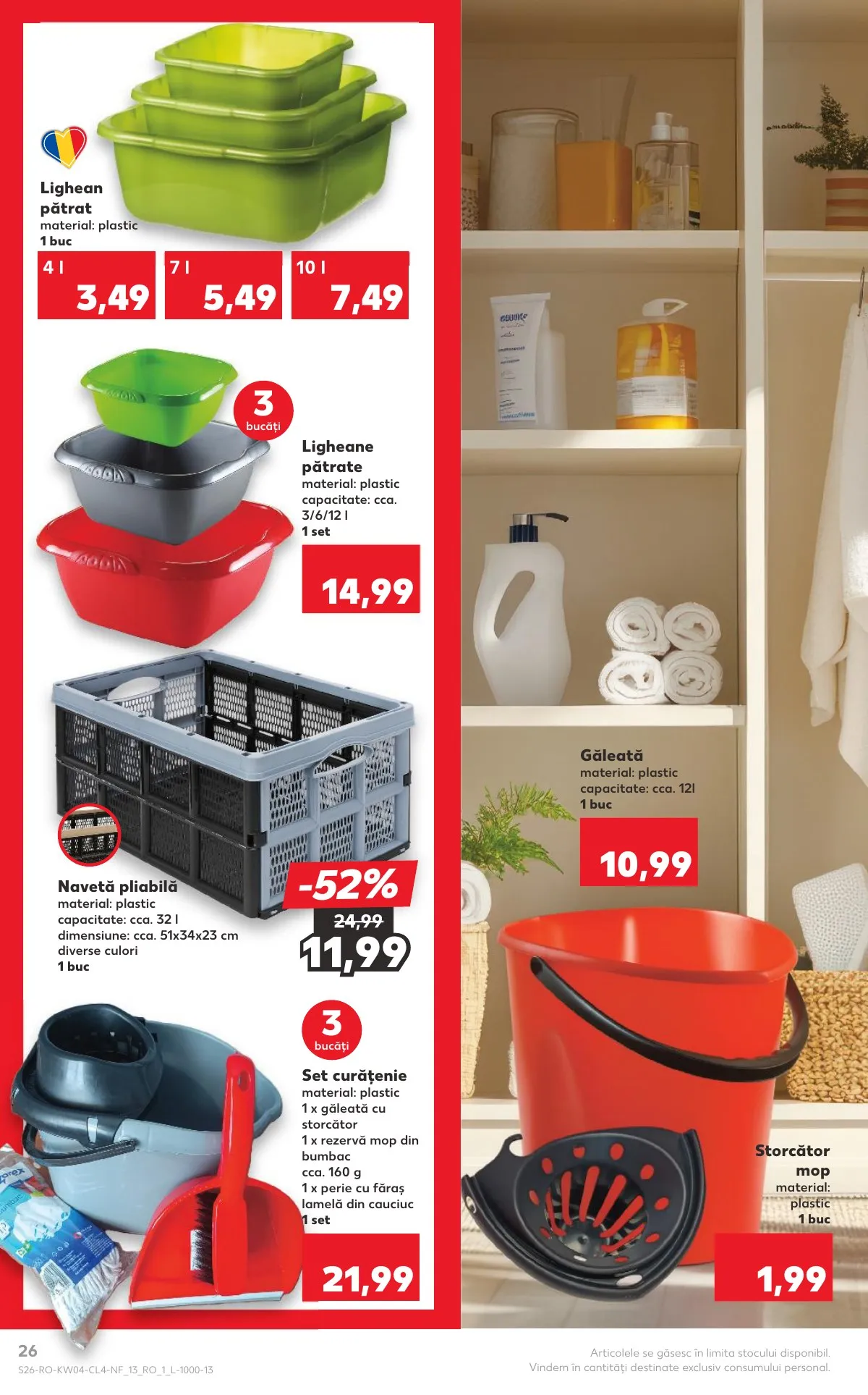 Kaufland akciós újság Románia Haztartas 01.21–01.27 – 26. oldal