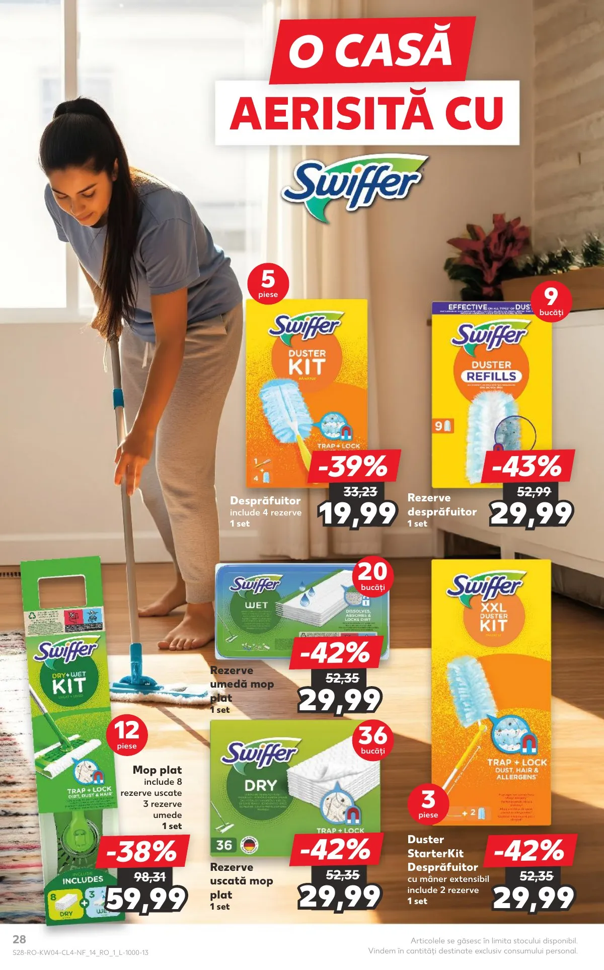 Kaufland akciós újság Románia Haztartas 01.21–01.27 – 28. oldal