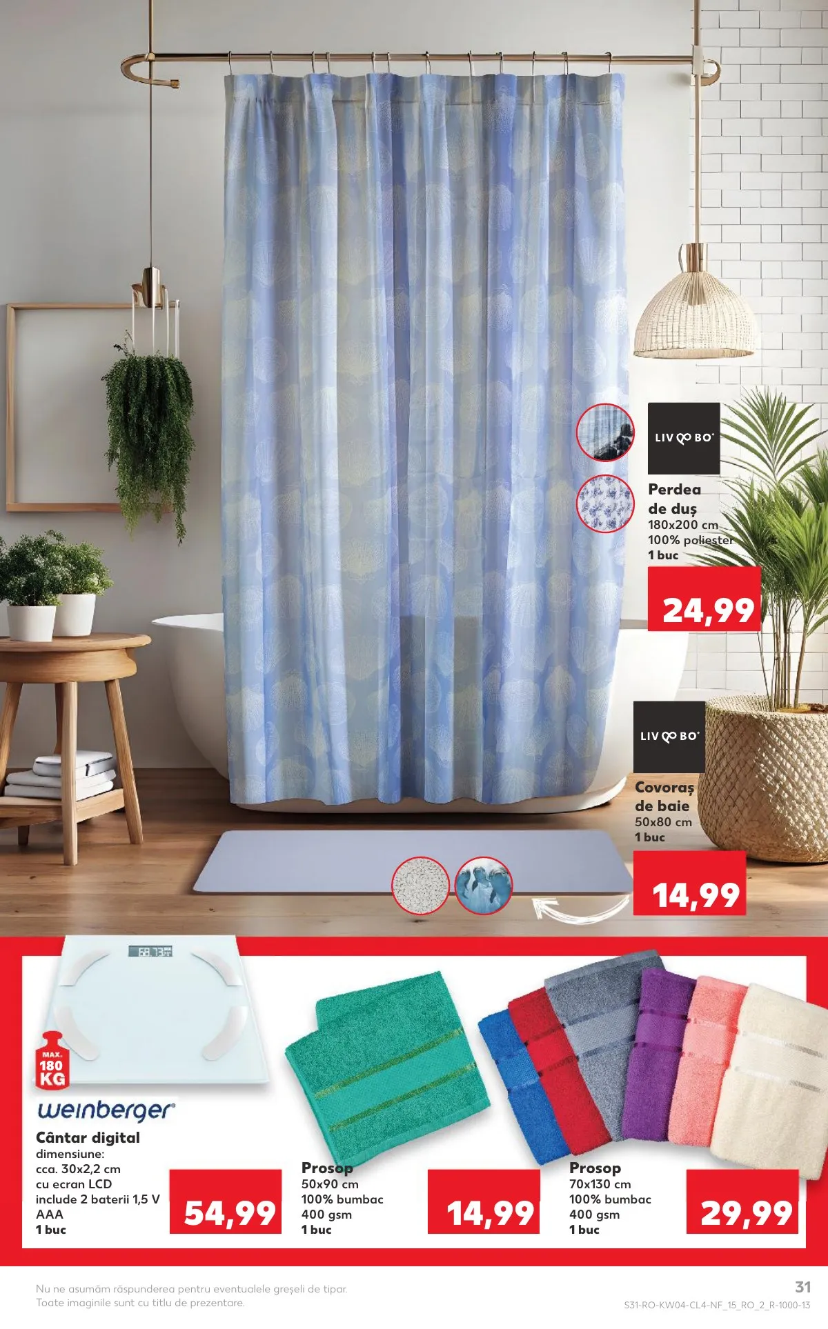 Kaufland akciós újság Románia Haztartas 01.21–01.27 – 31. oldal