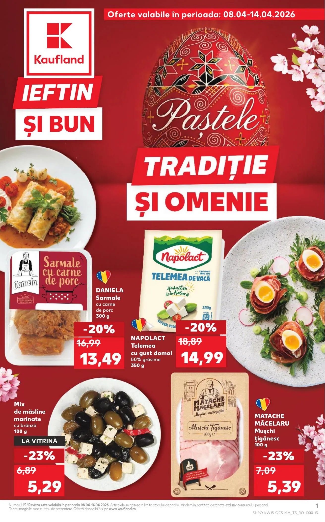 Kaufland akciós újság Románia húsvét 04.08–04.14