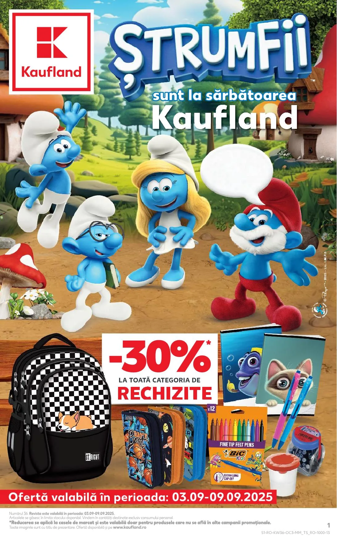 Kaufland akciós újság Románia iskolakezdés 09.03–09.09